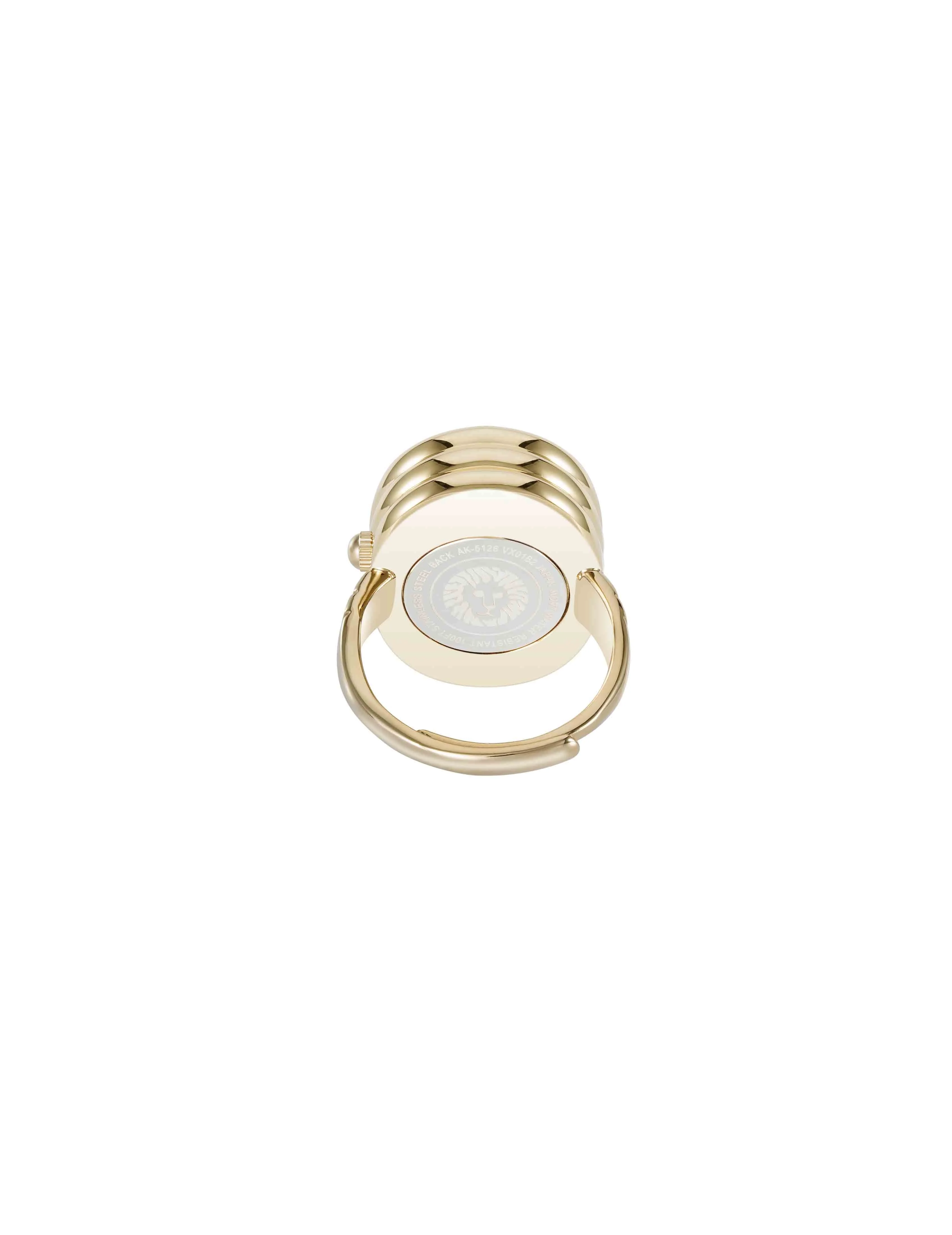 Oval Gemstone Ring Watch