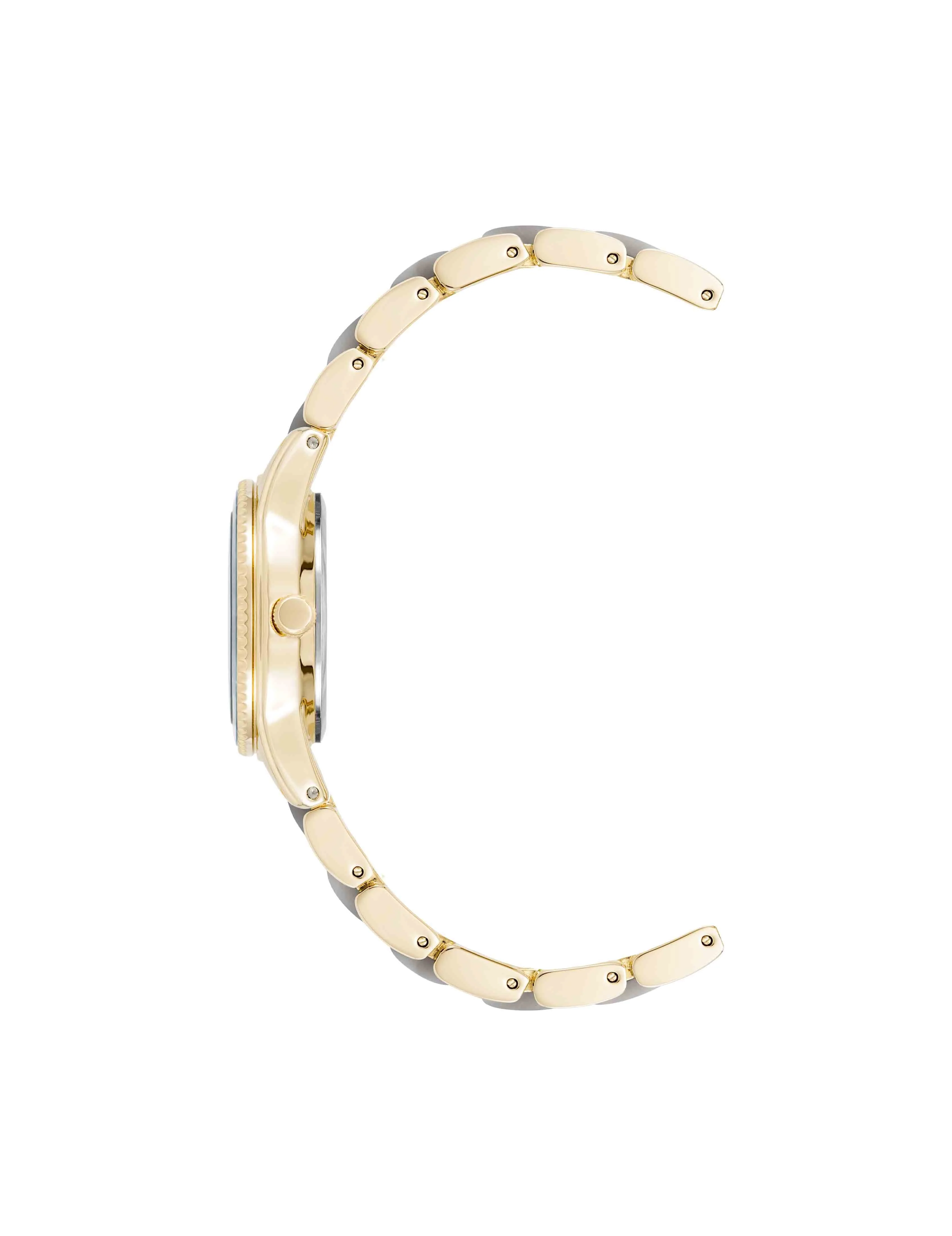 Pearlescent Acetate Link Bracelet Watch