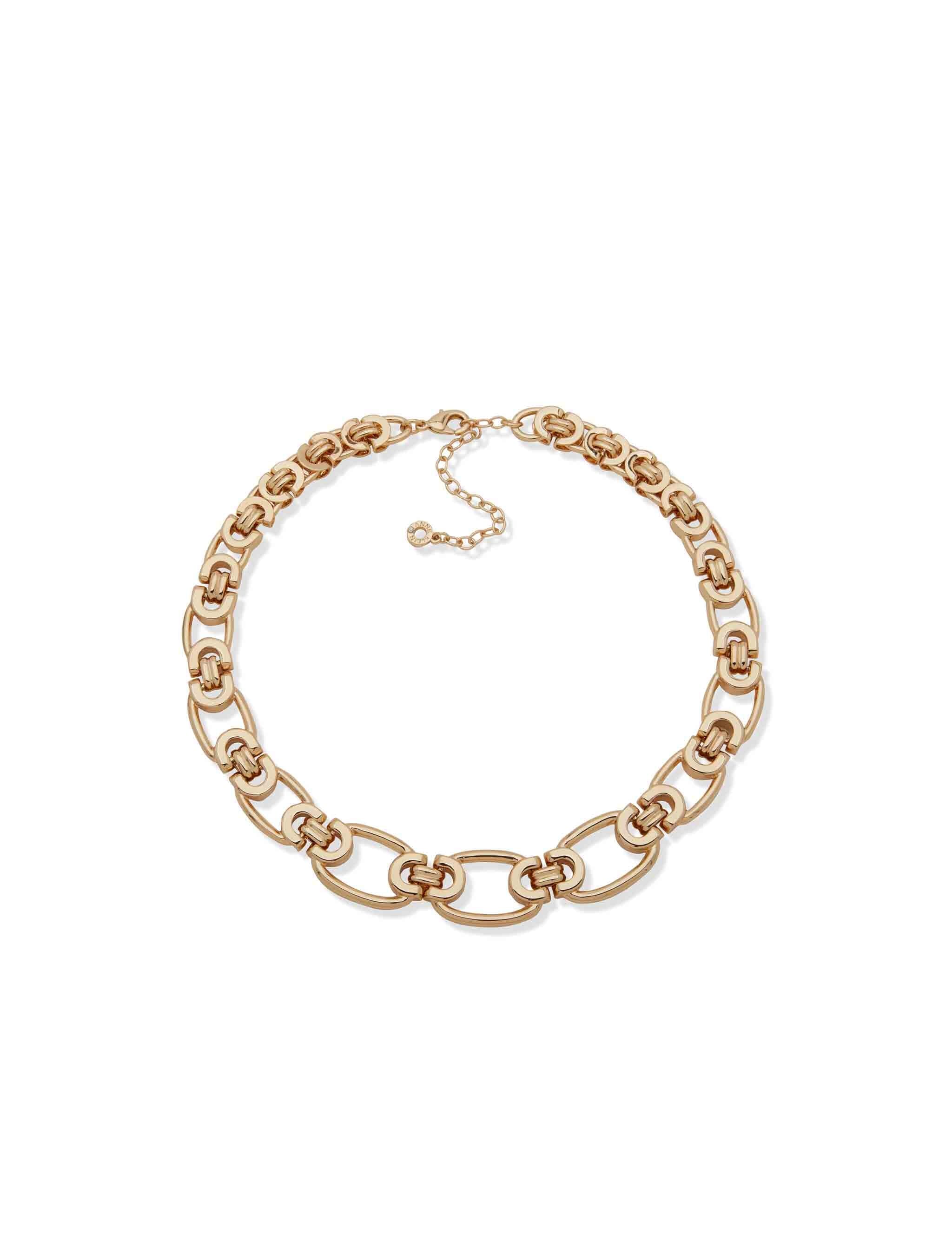Linked Chain Collar Necklace