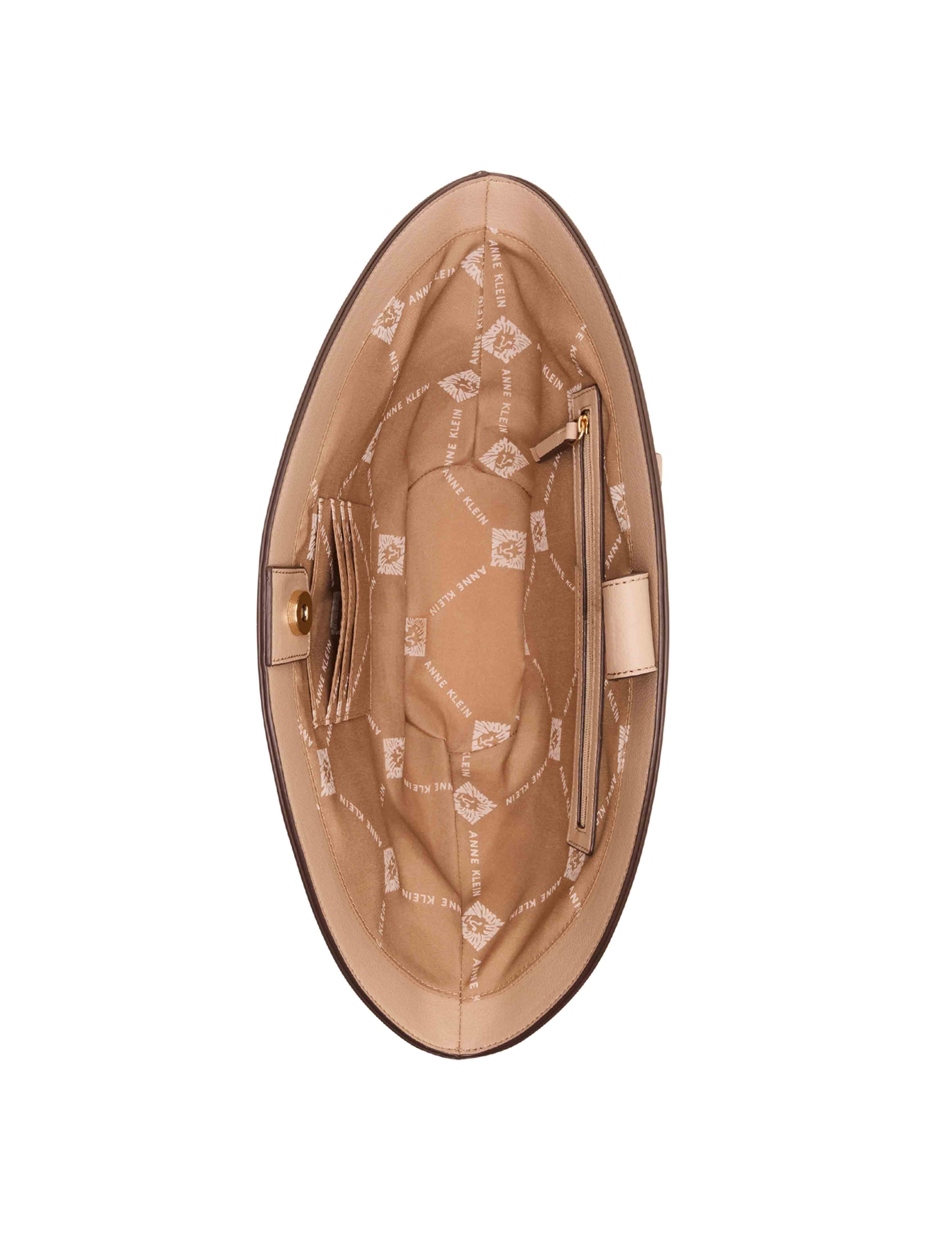 Small Curved Tote with Convertible Strap