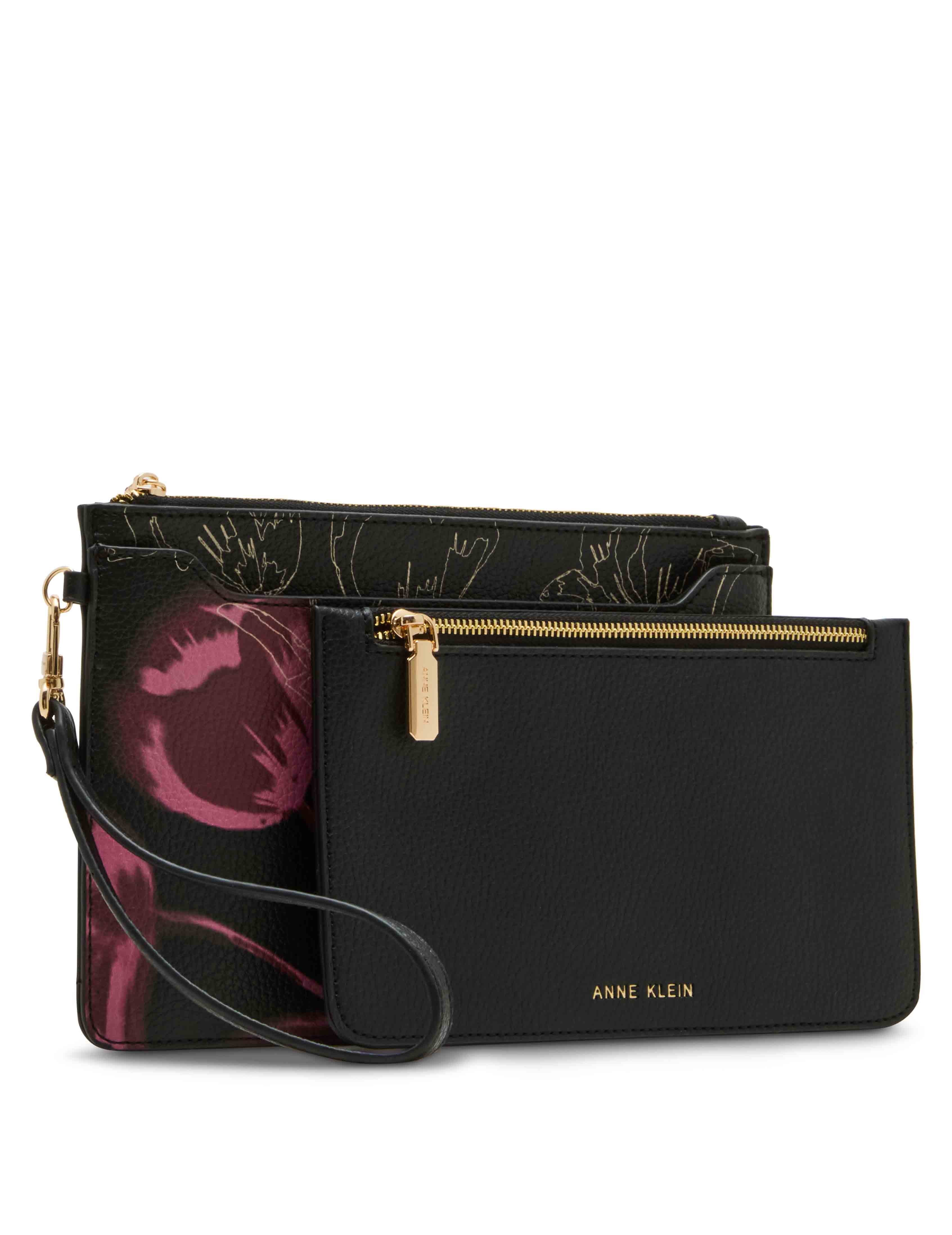 Floral Wristlet with Inner Organizer