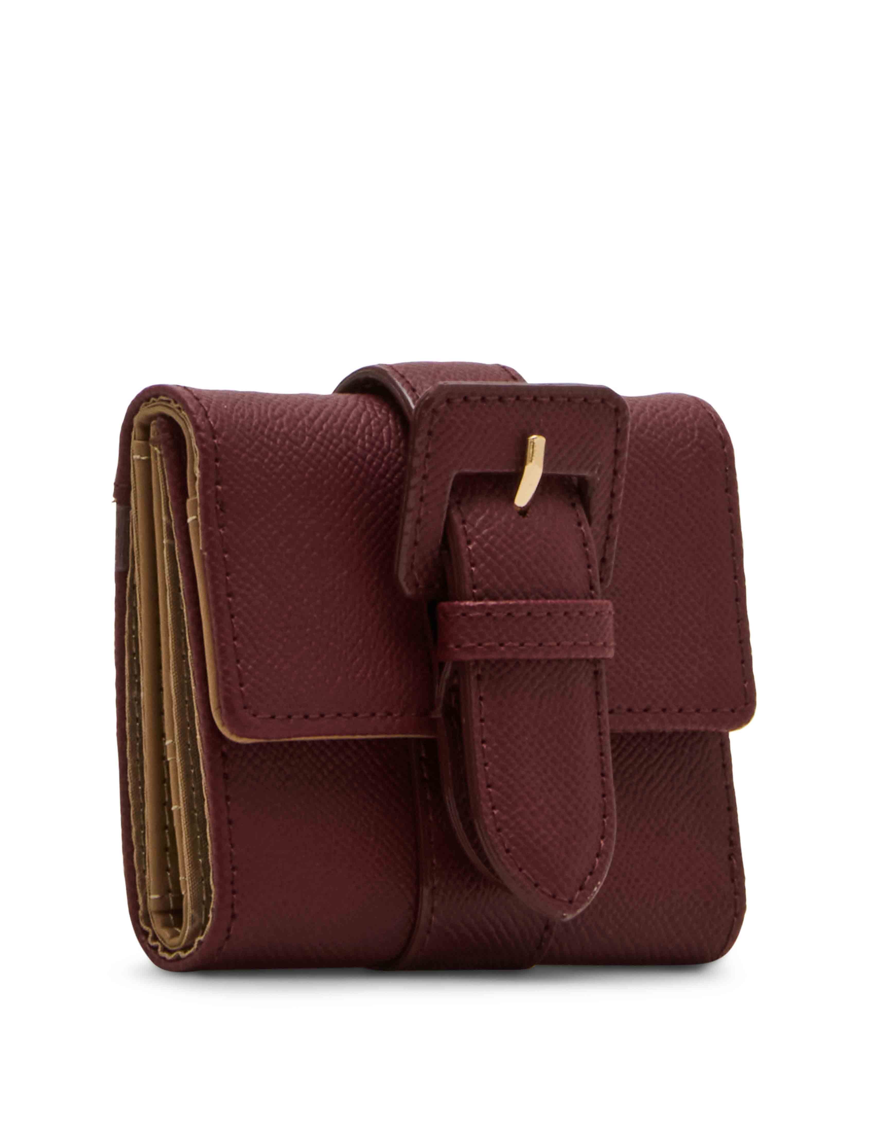 Covered Buckle Flap Wallet Gift Set