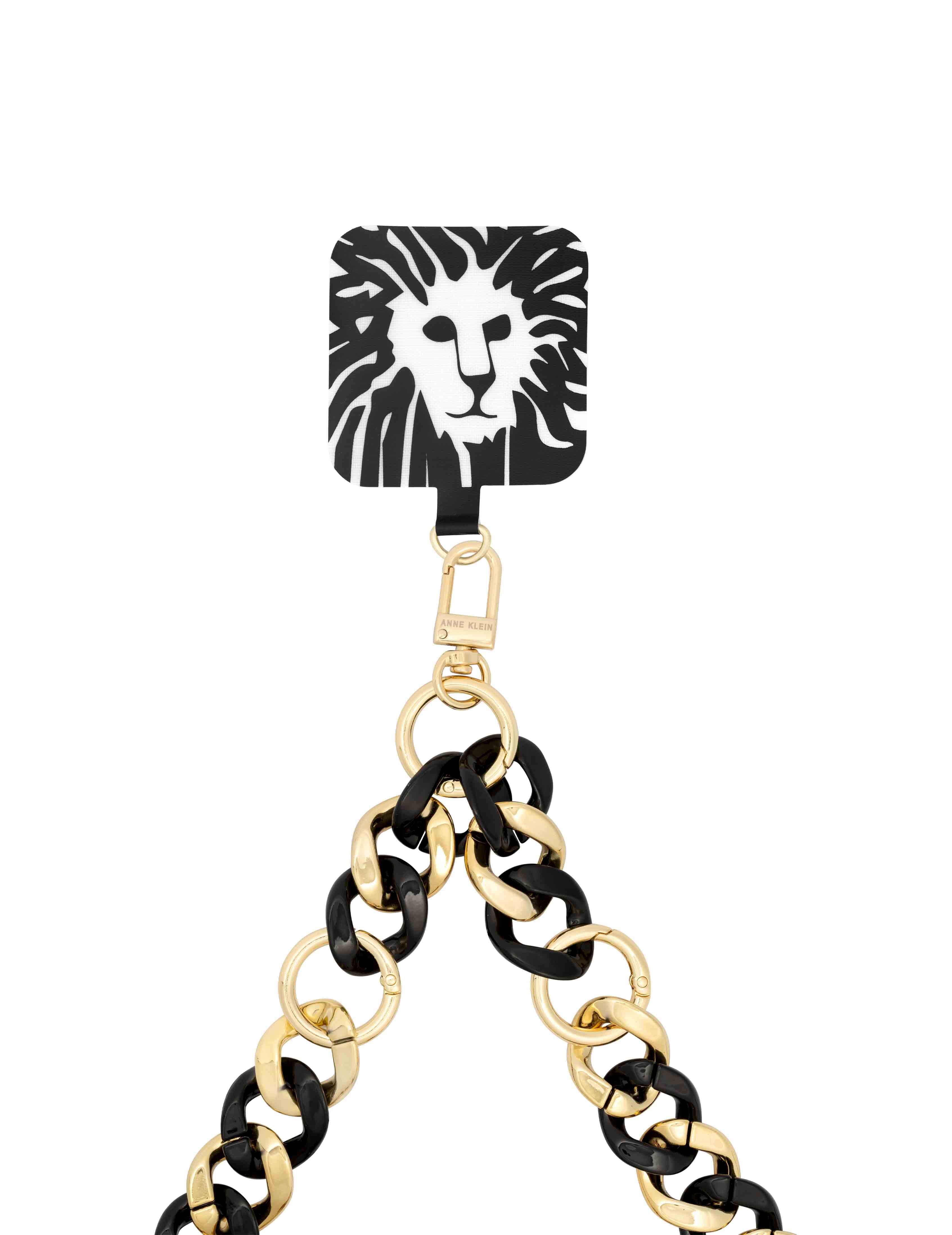 Acetate and Metal Chain Link Crossbody for iPhone®