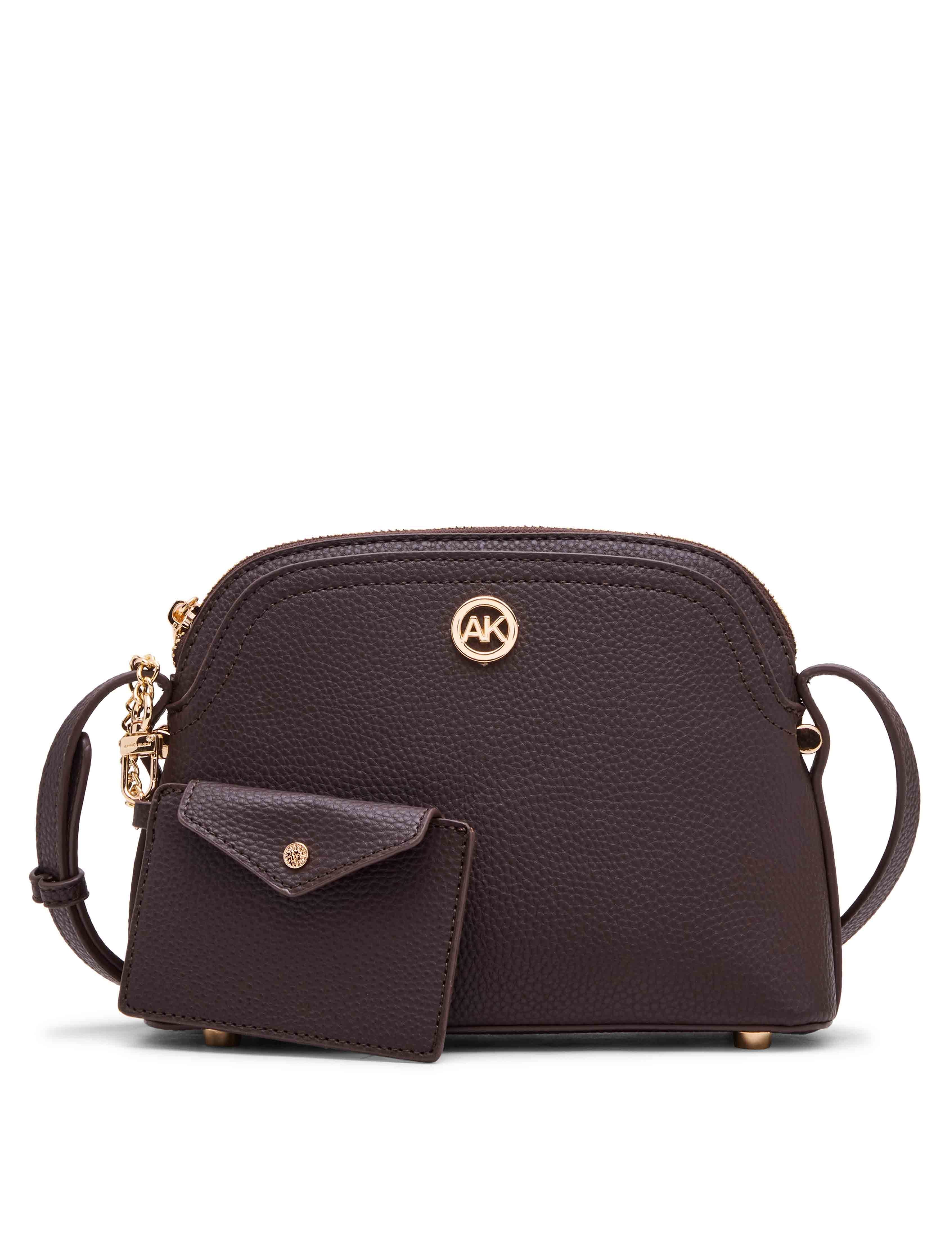 Anne Klein Dome Crossbody with Detachable Card Case