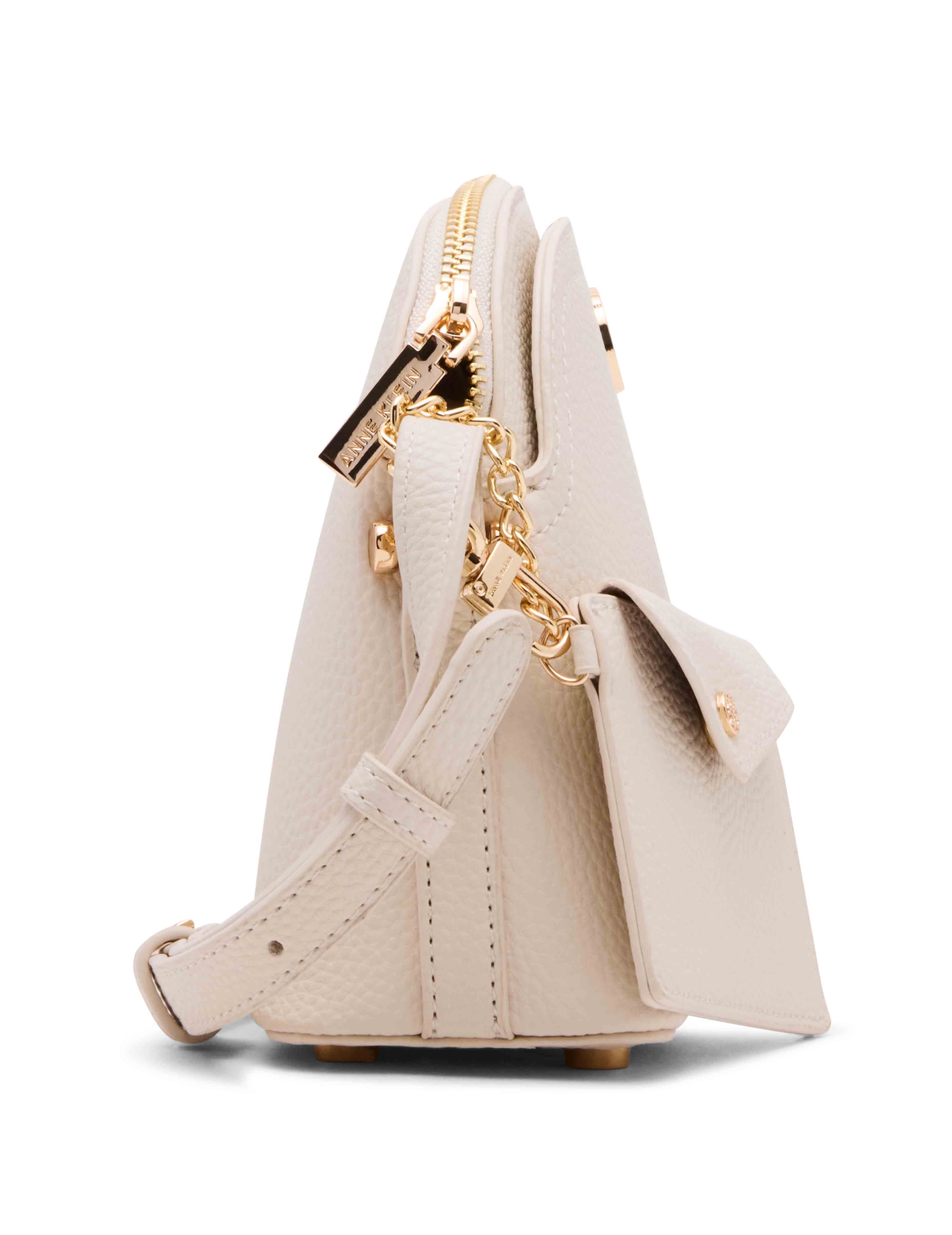 Anne Klein Dome Crossbody with Detachable Card Case