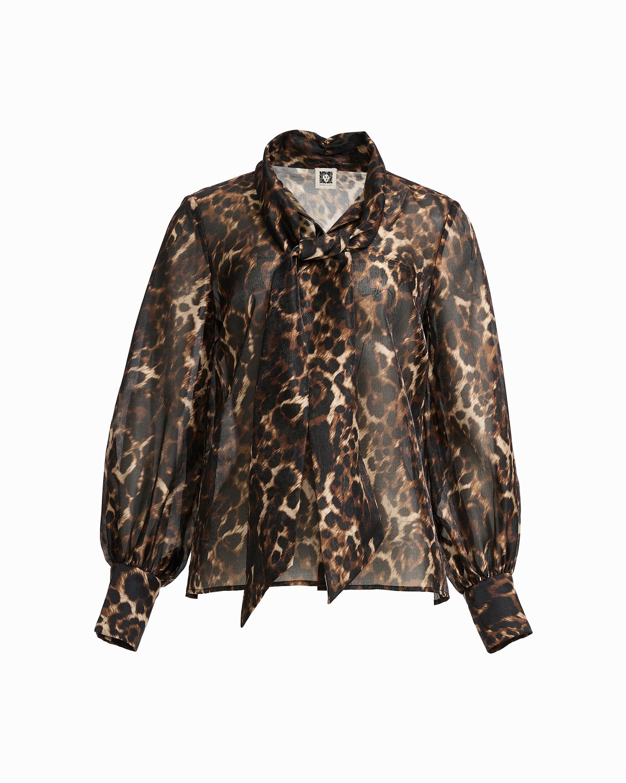 Bow Neck Long Sleeve Blouse