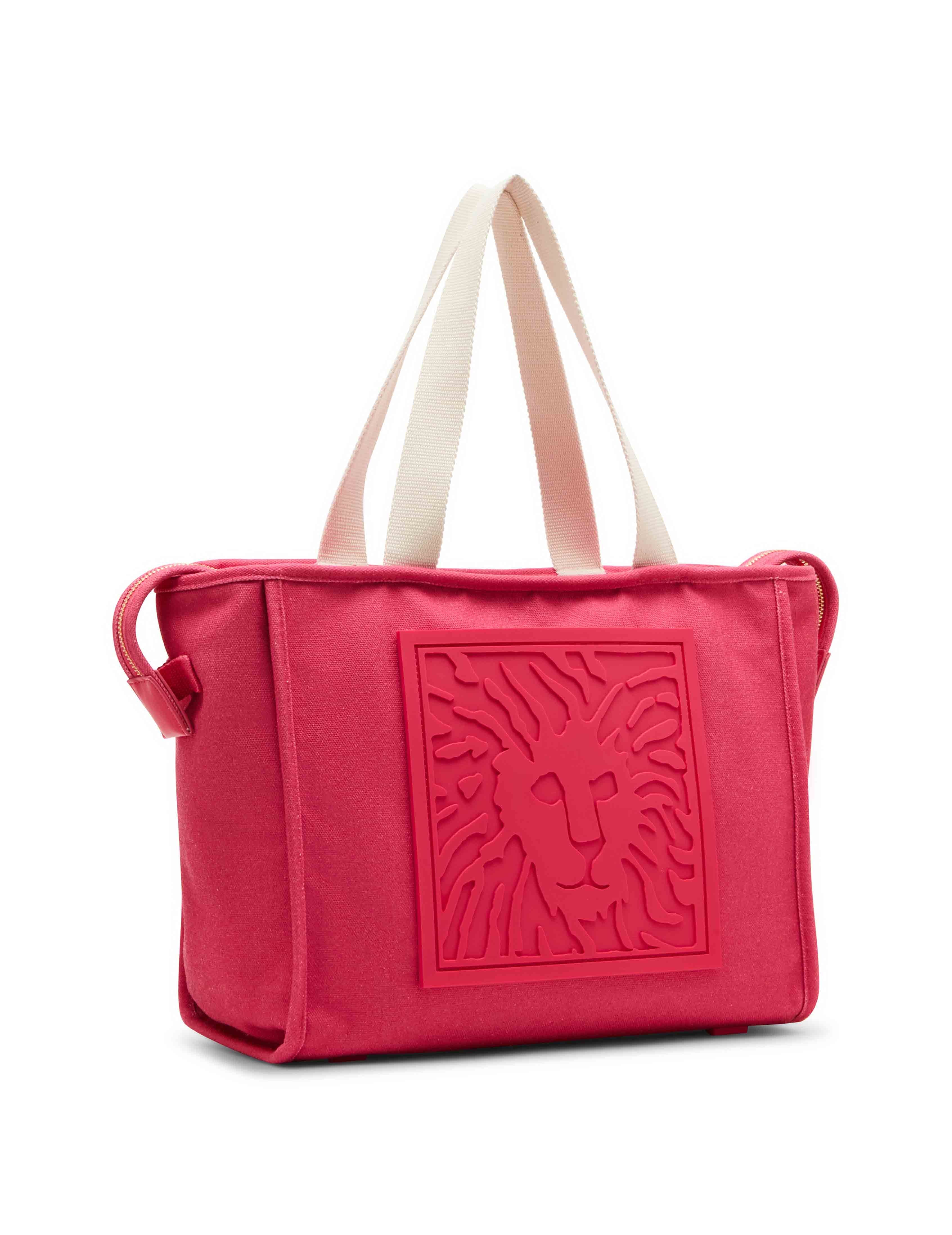Lion Logo Canvas Tote