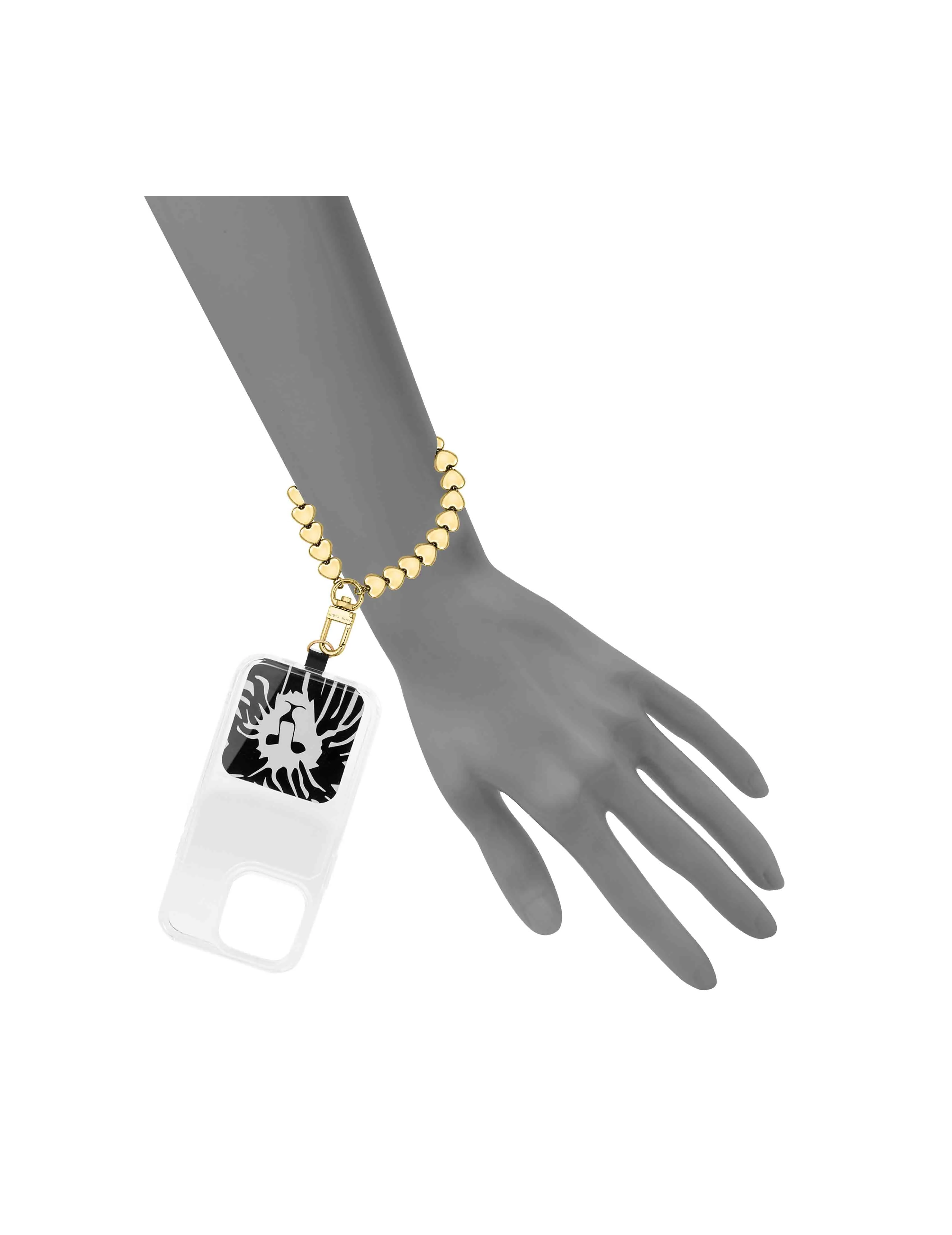 Heart Link Wrist Strap for iPhone®