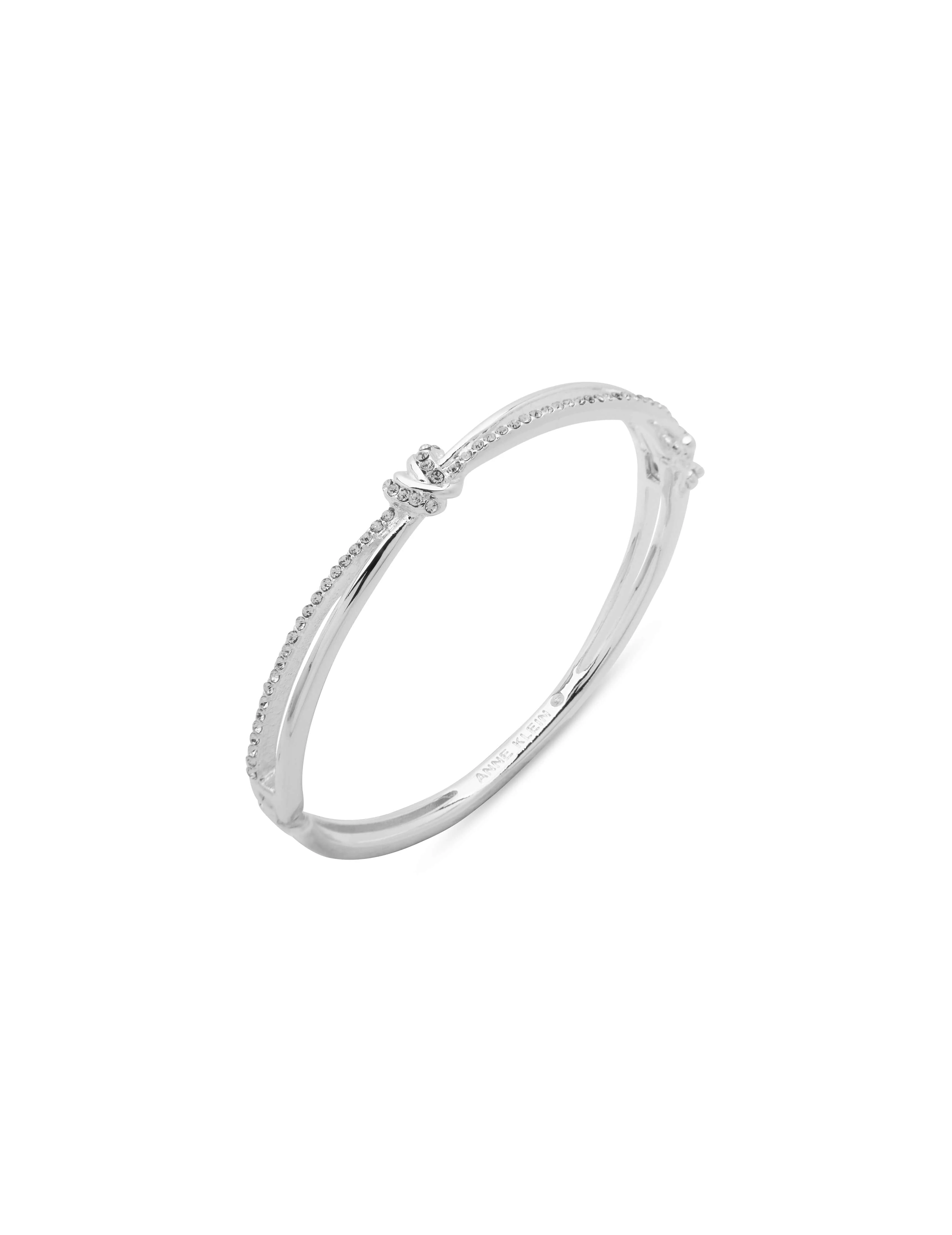 Hinge Bangle With Knot Bracelet