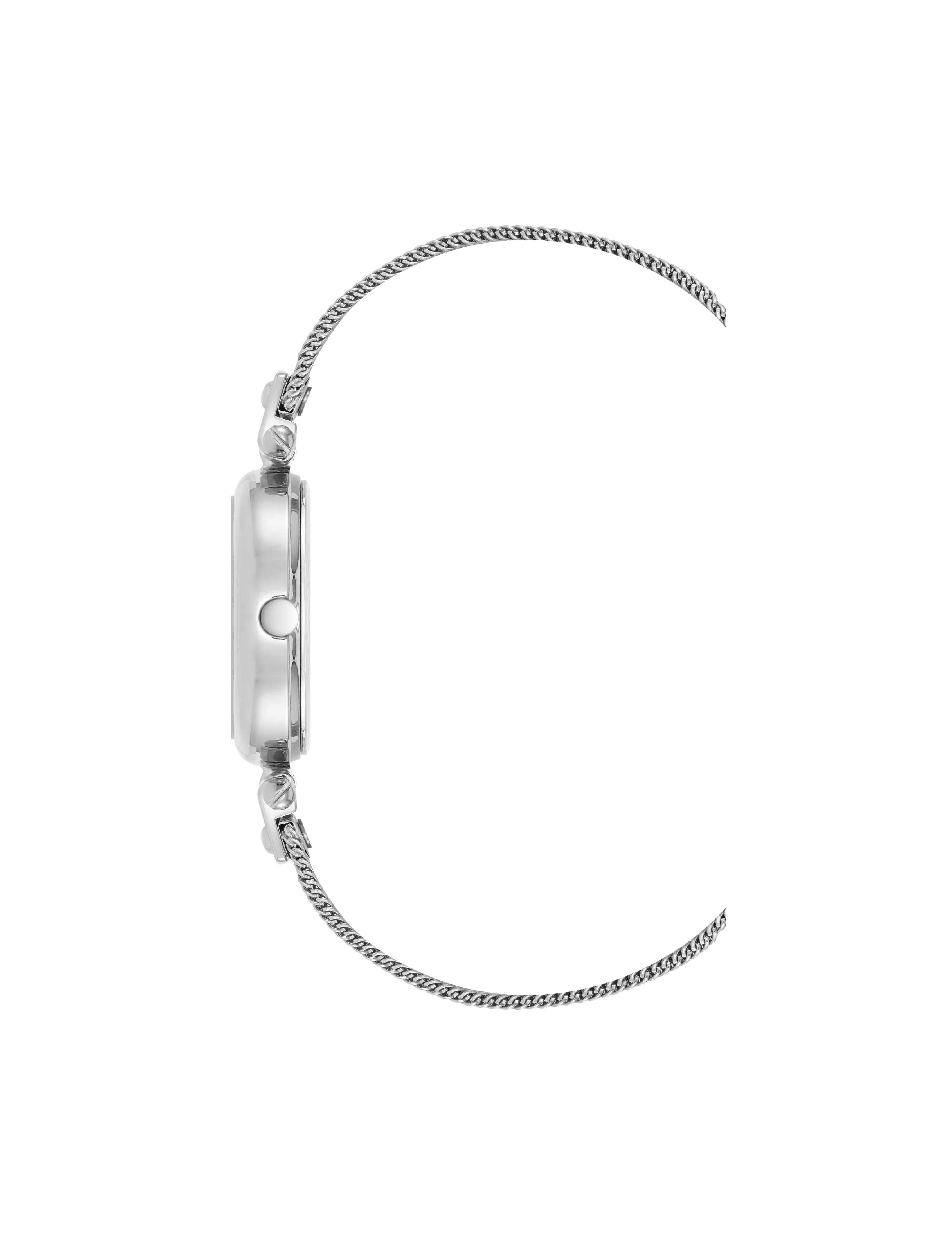 Oval Mesh Bracelet Watch