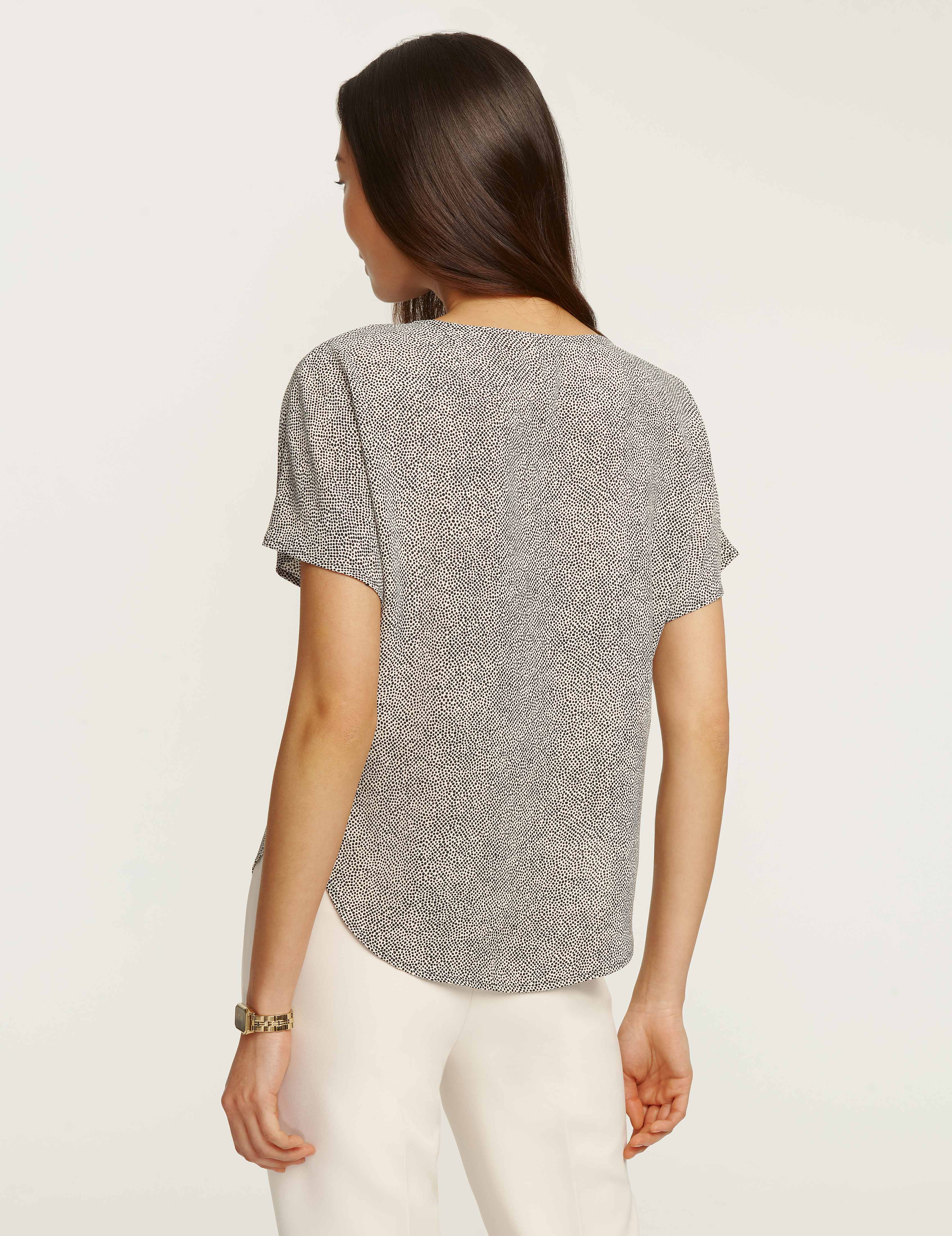 Rambling Mini Dot Bateau Blouse