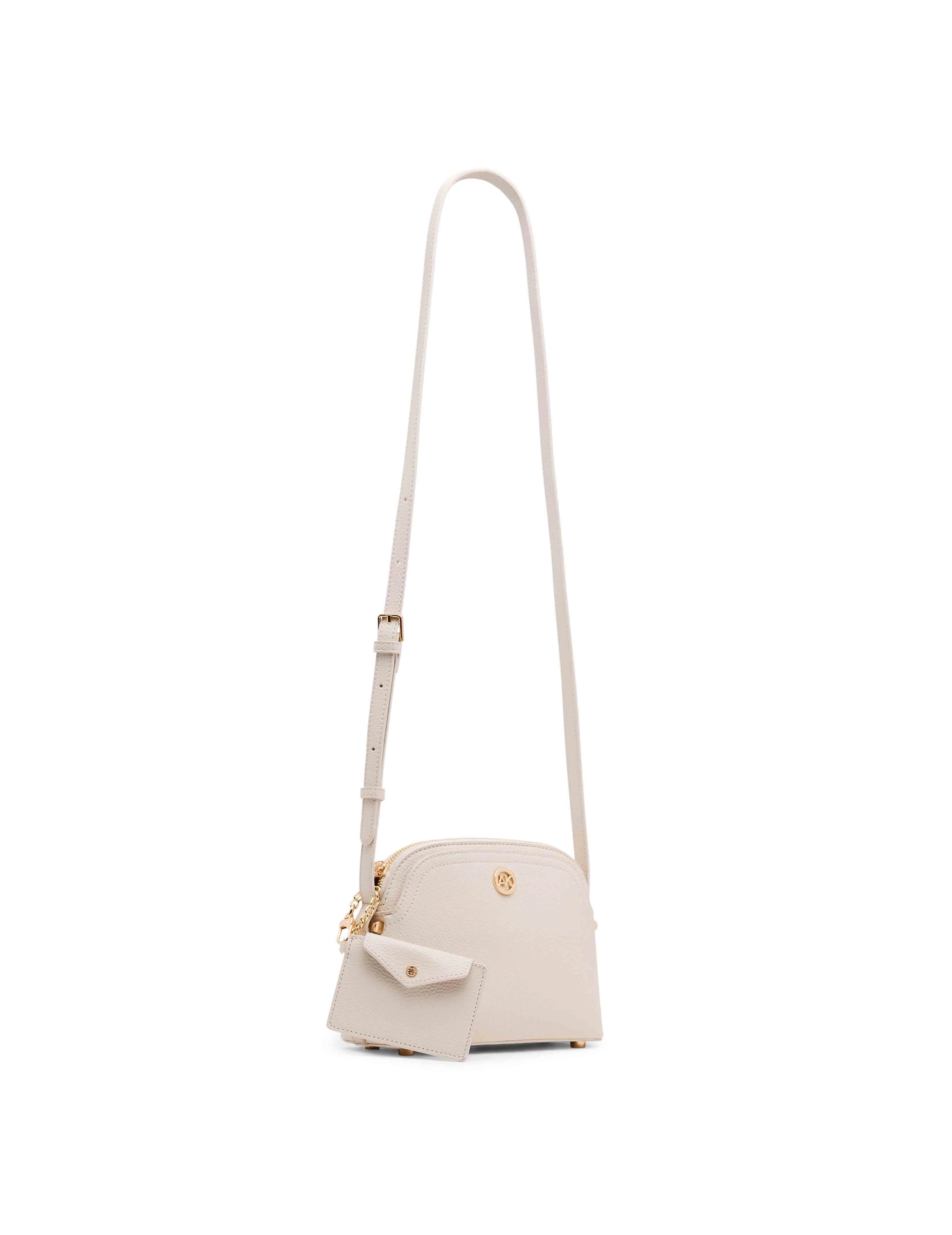 Anne Klein Dome Crossbody with Detachable Card Case