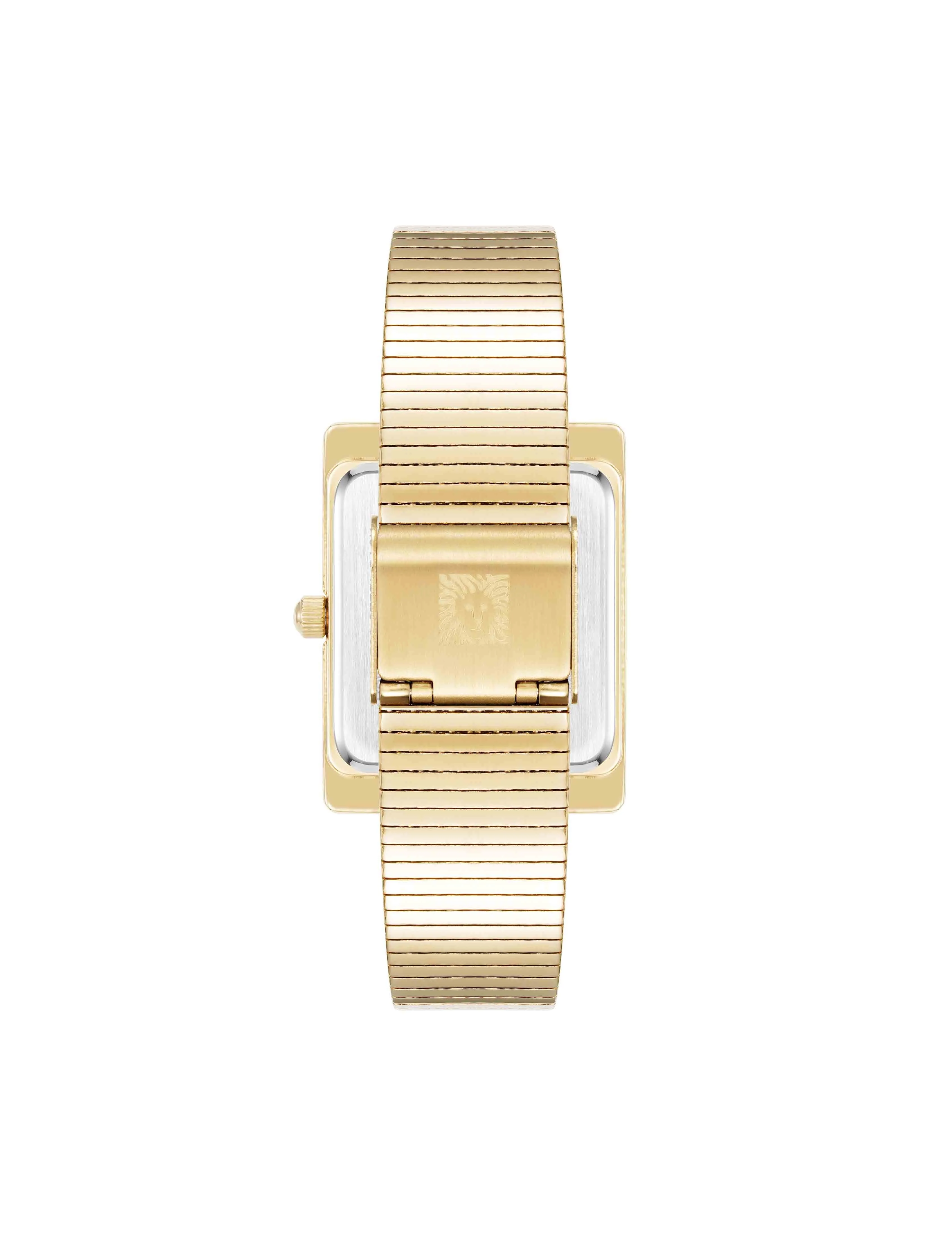 Modern Rectangular Stainless Steel Bracelet Watch