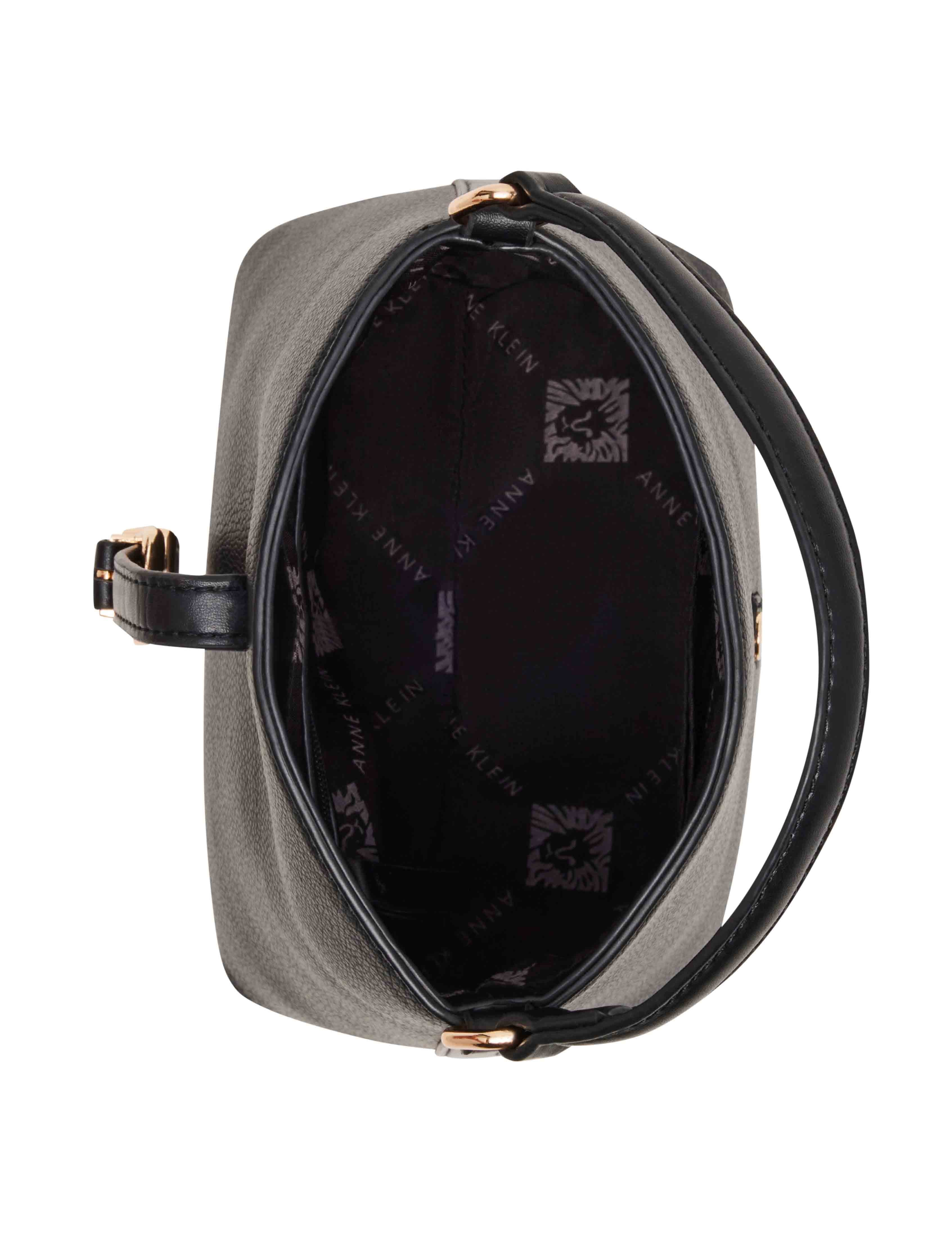 Sculpted Buckle Bucket Bag