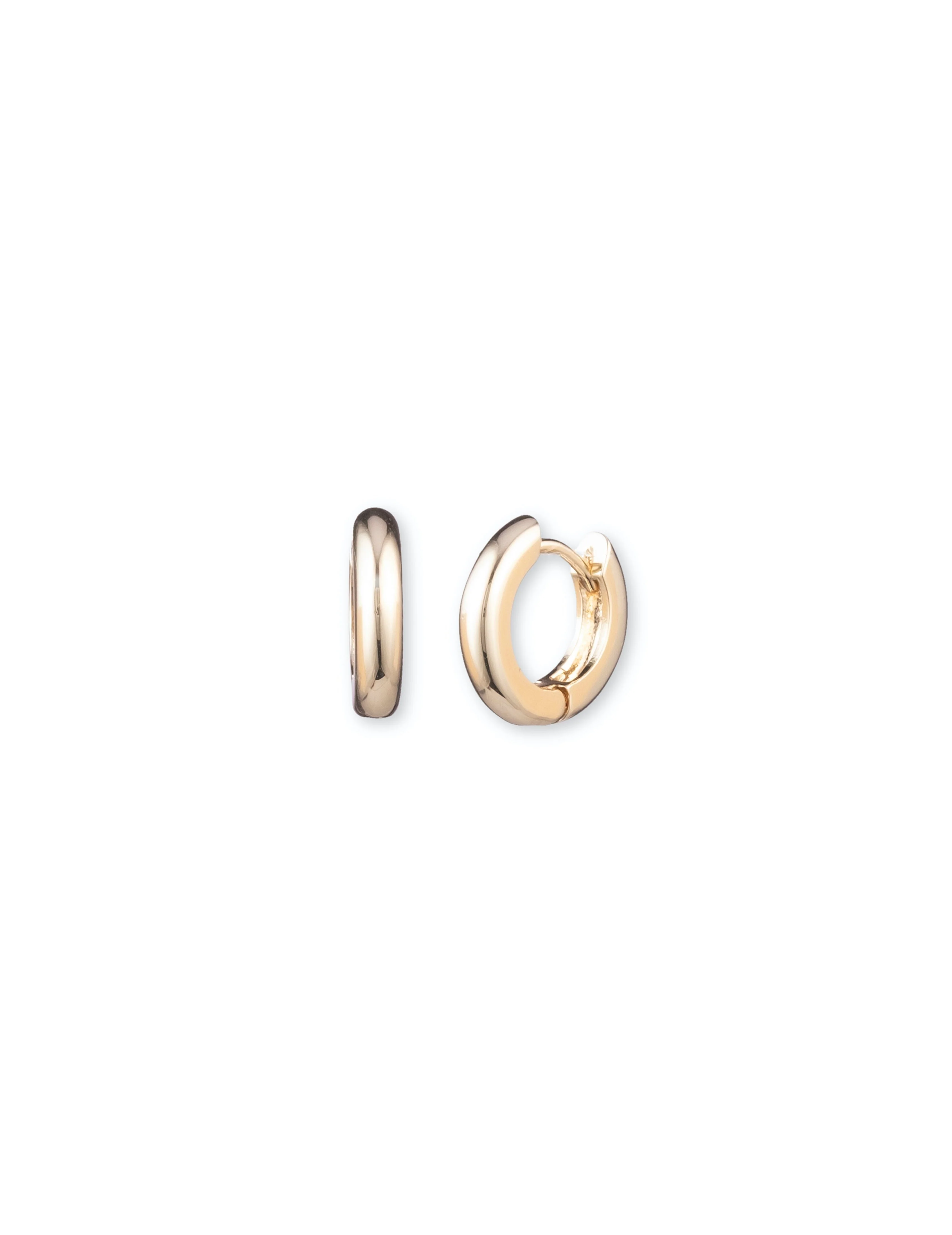 Gold-Tone Huggie Hoop Earrings
