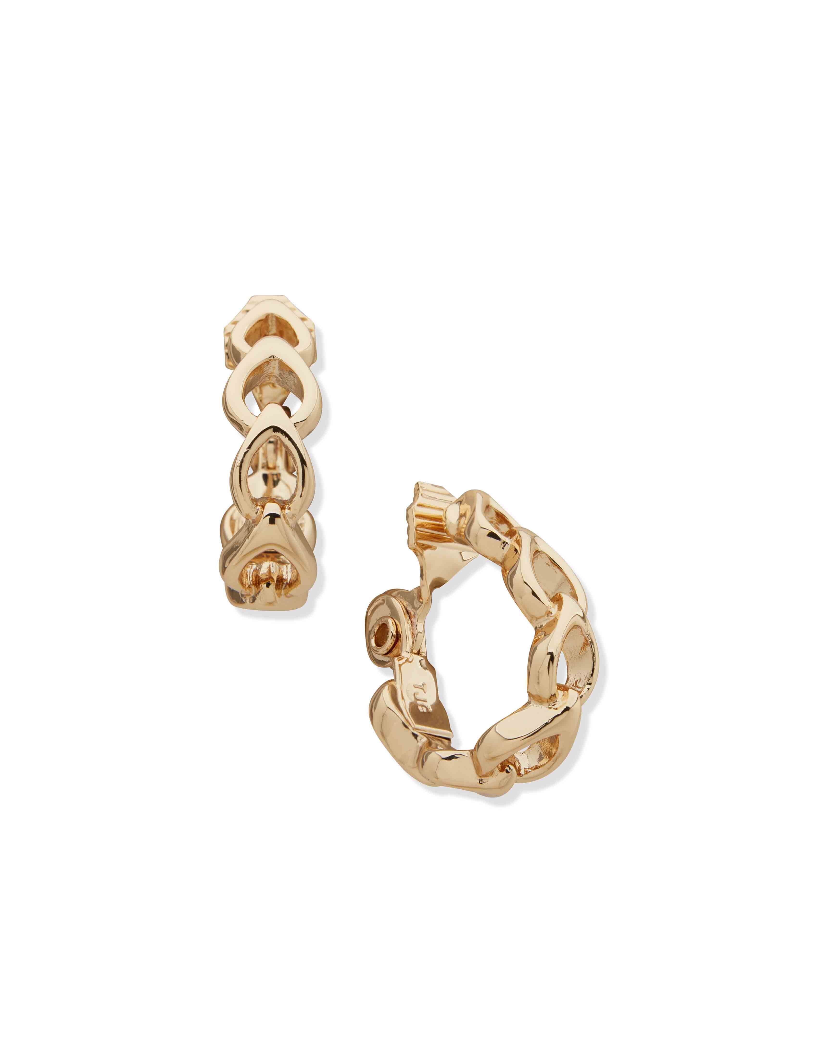 Ce 26Mm Linked Teardrop Hoop-Gld