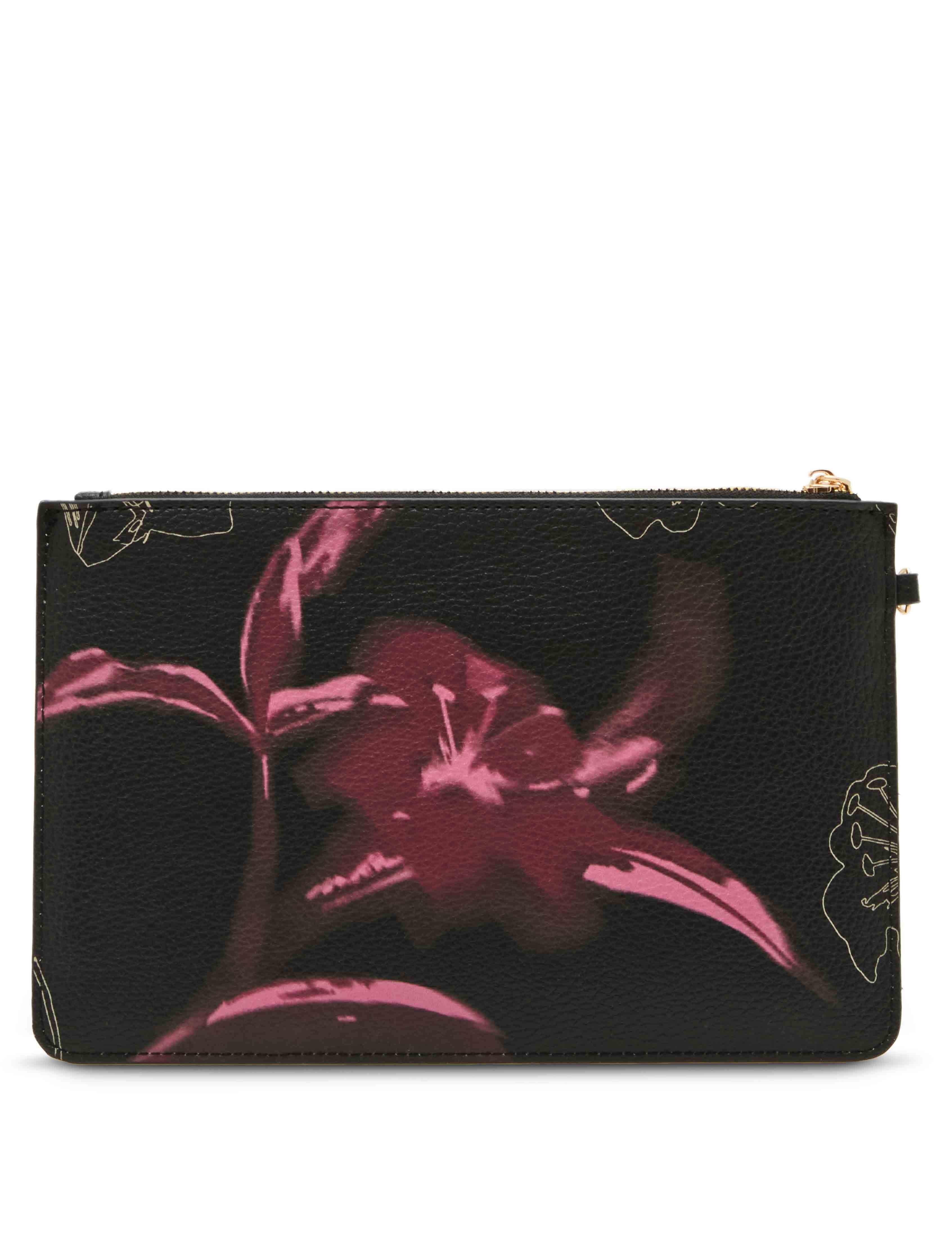 Floral Wristlet with Inner Organizer