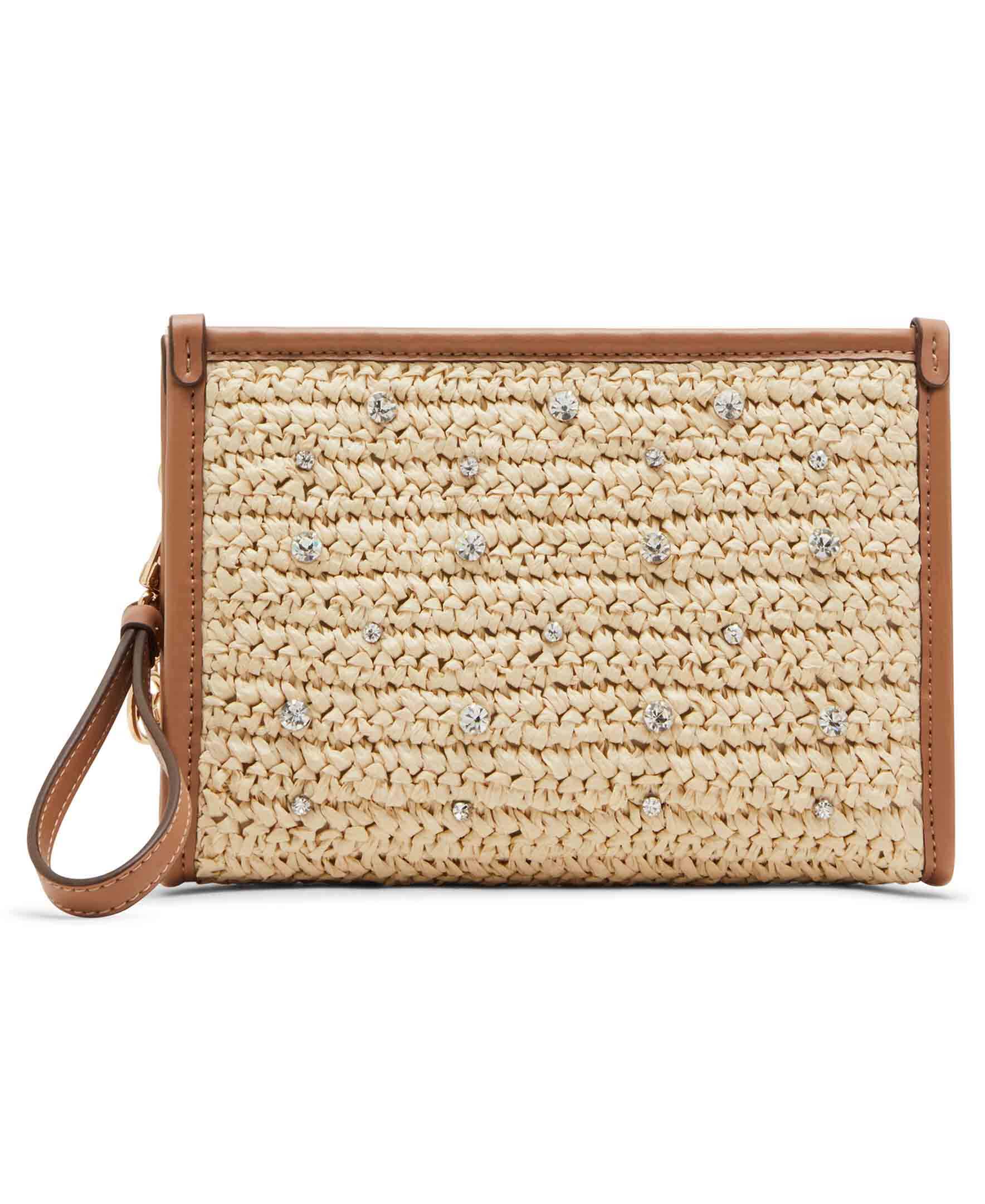 Crystal Straw Wristlet