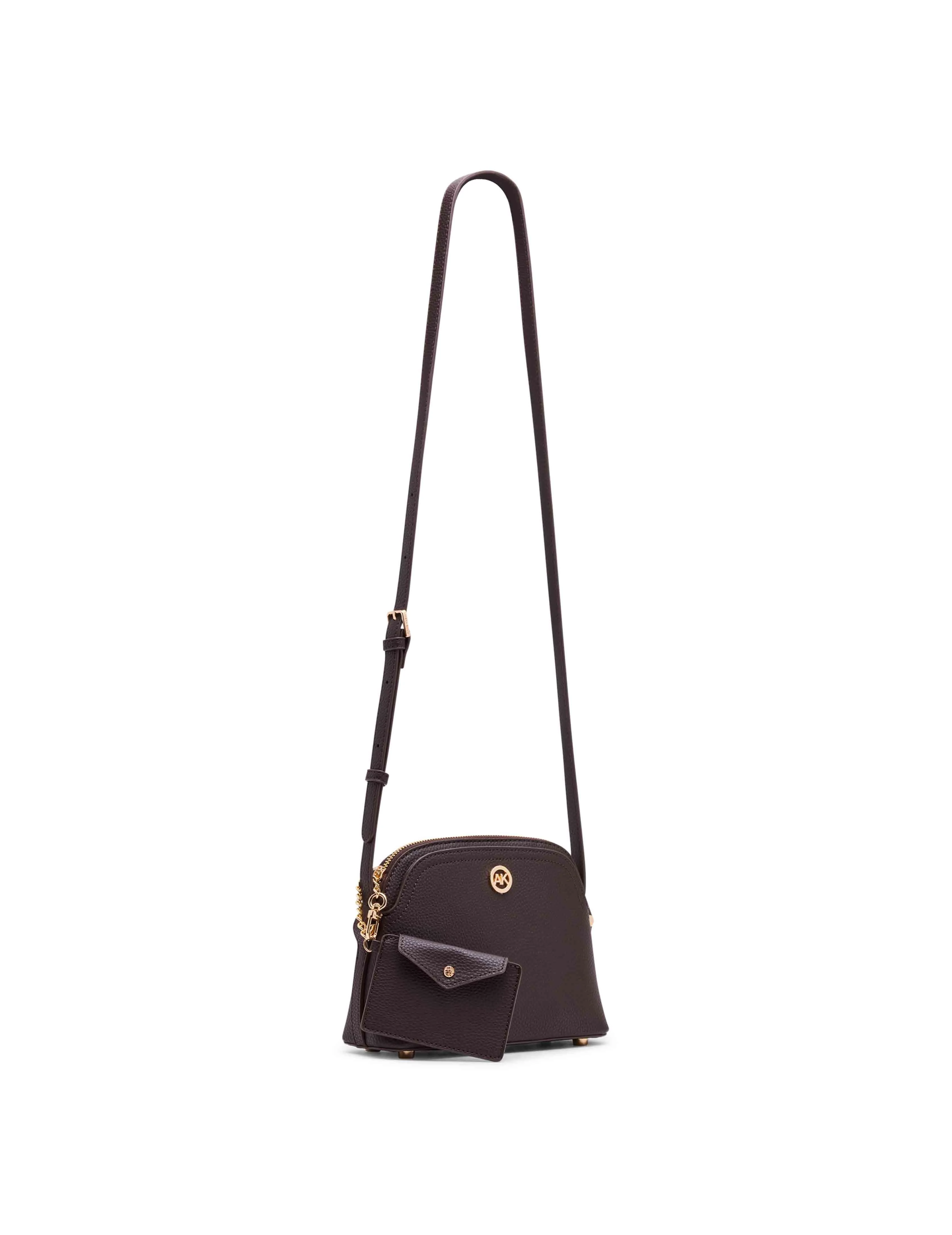 Anne Klein Dome Crossbody with Detachable Card Case