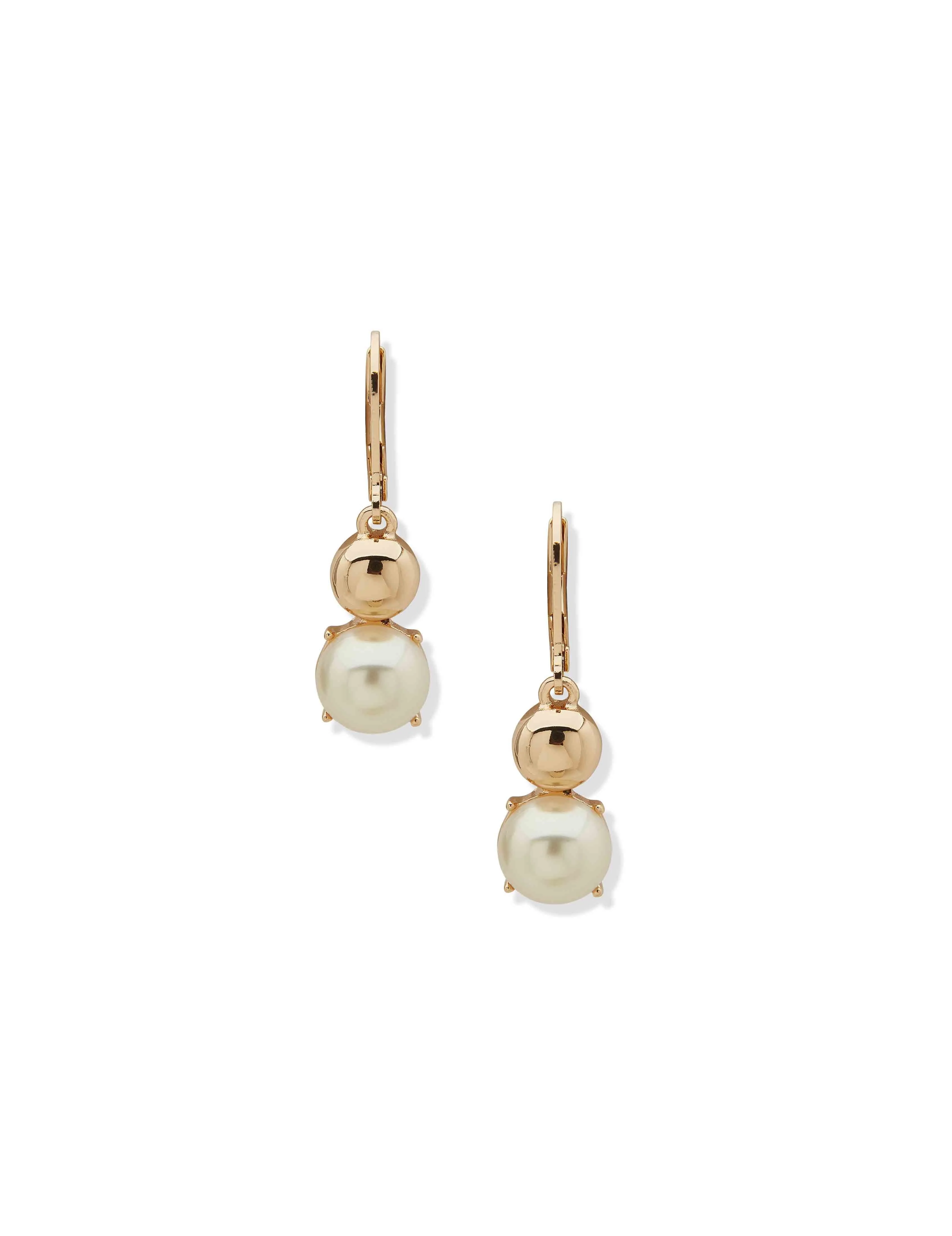 Pearled Dome Drop Earring