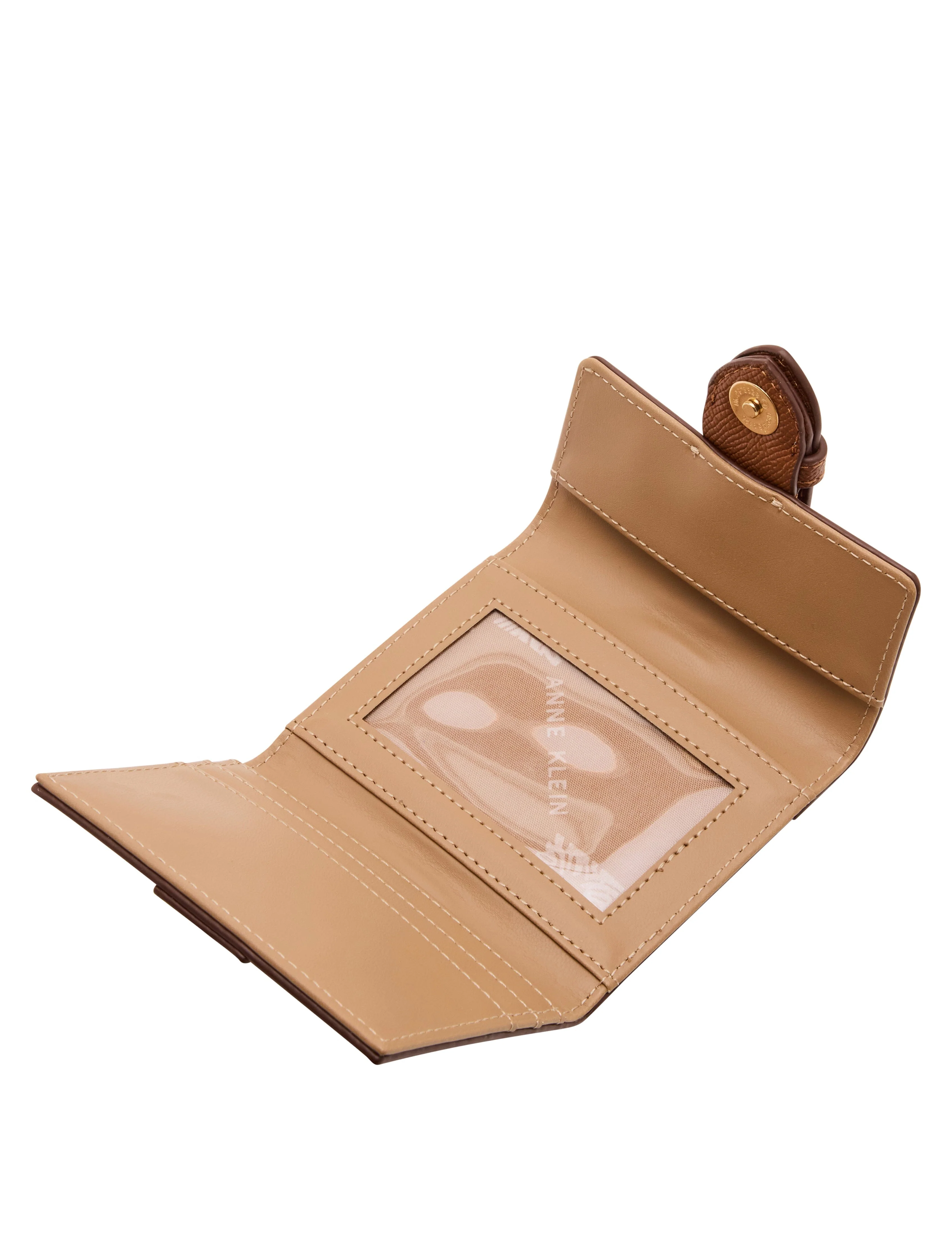 Covered Buckle Trifold Wallet