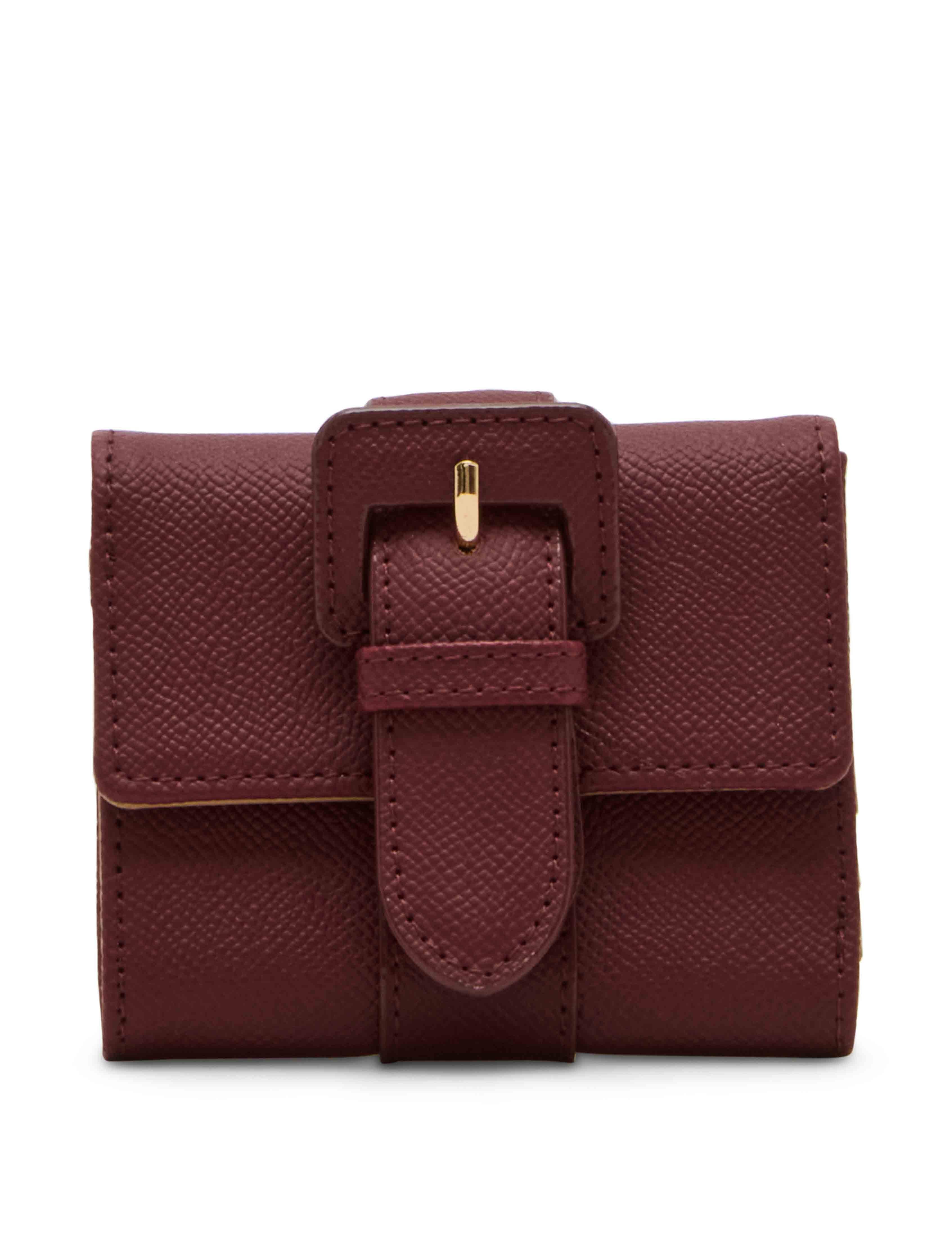 Covered Buckle Flap Wallet Gift Set