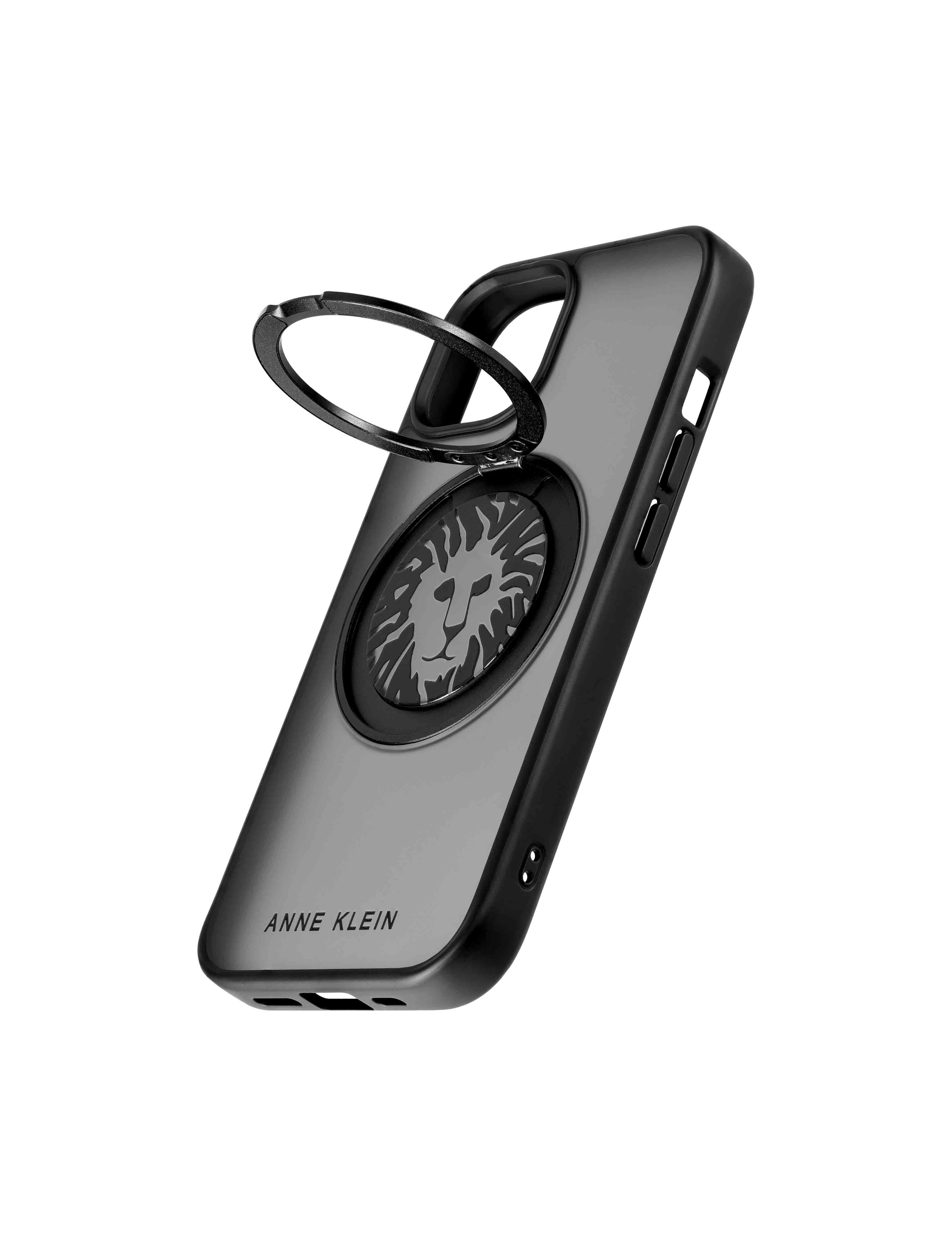 Protective Plastic Case with Rotating Ring for iPhone® 15 Pro