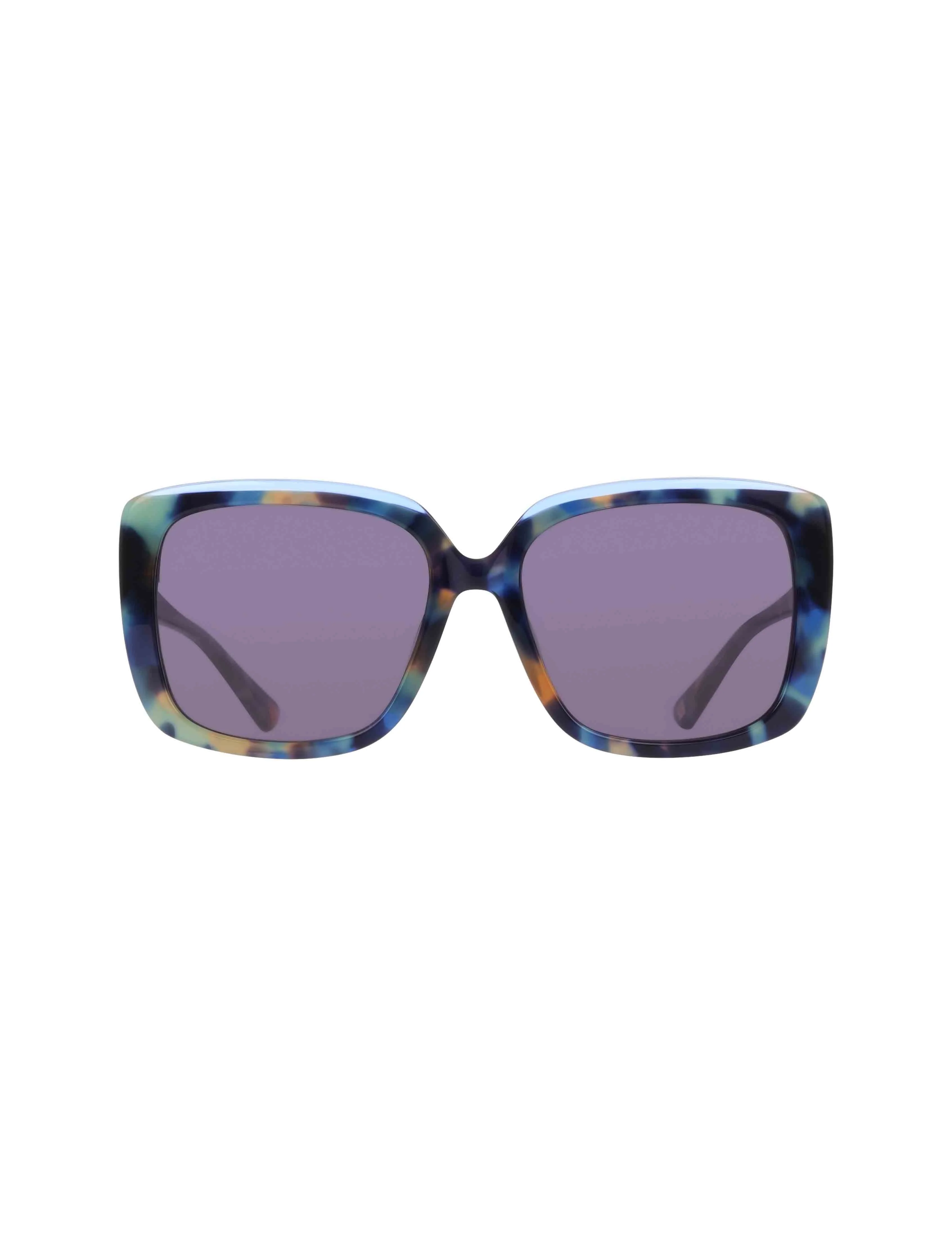 Oversized Square Tortoise-style Sunglasses