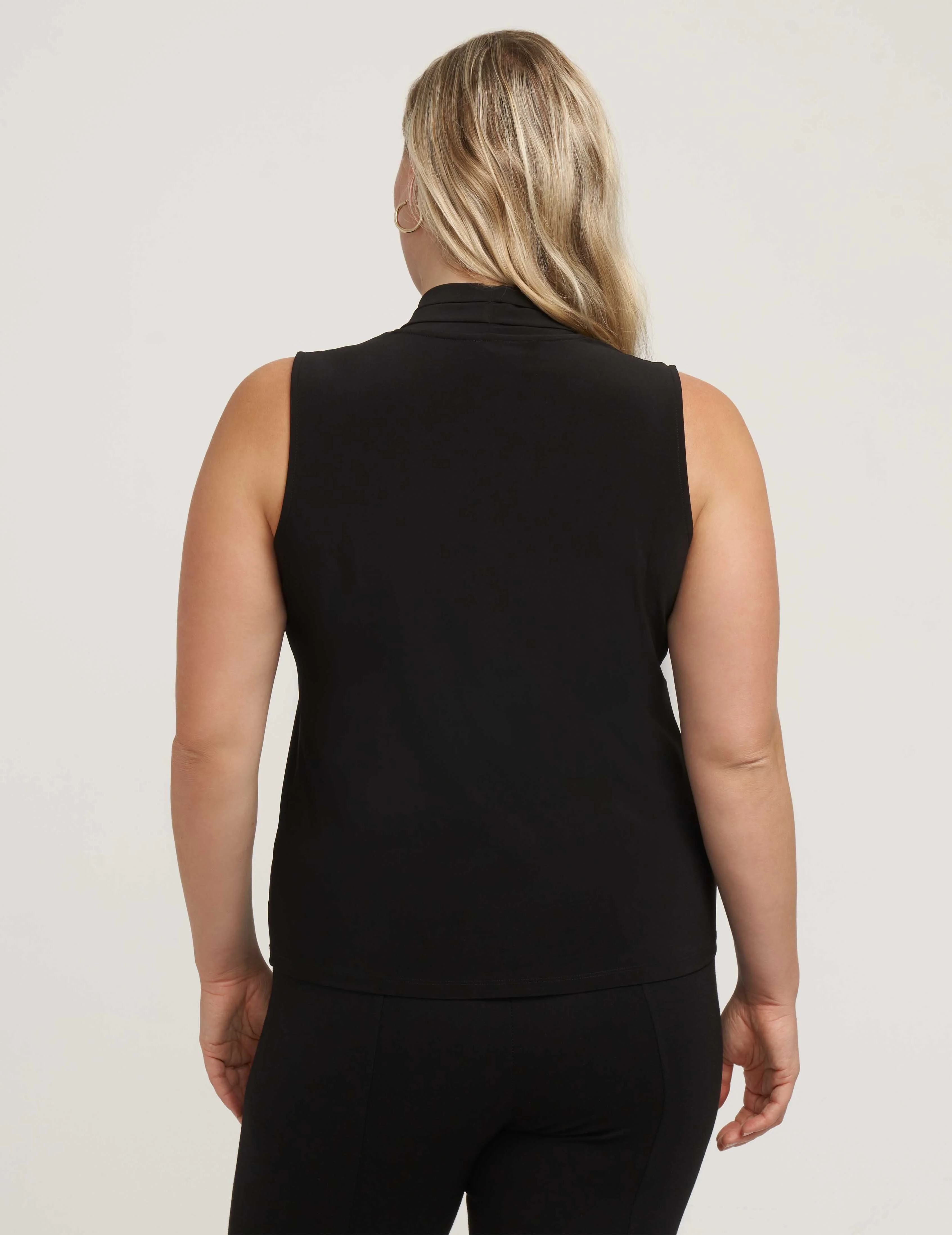 Plus Size Triple Pleat Top