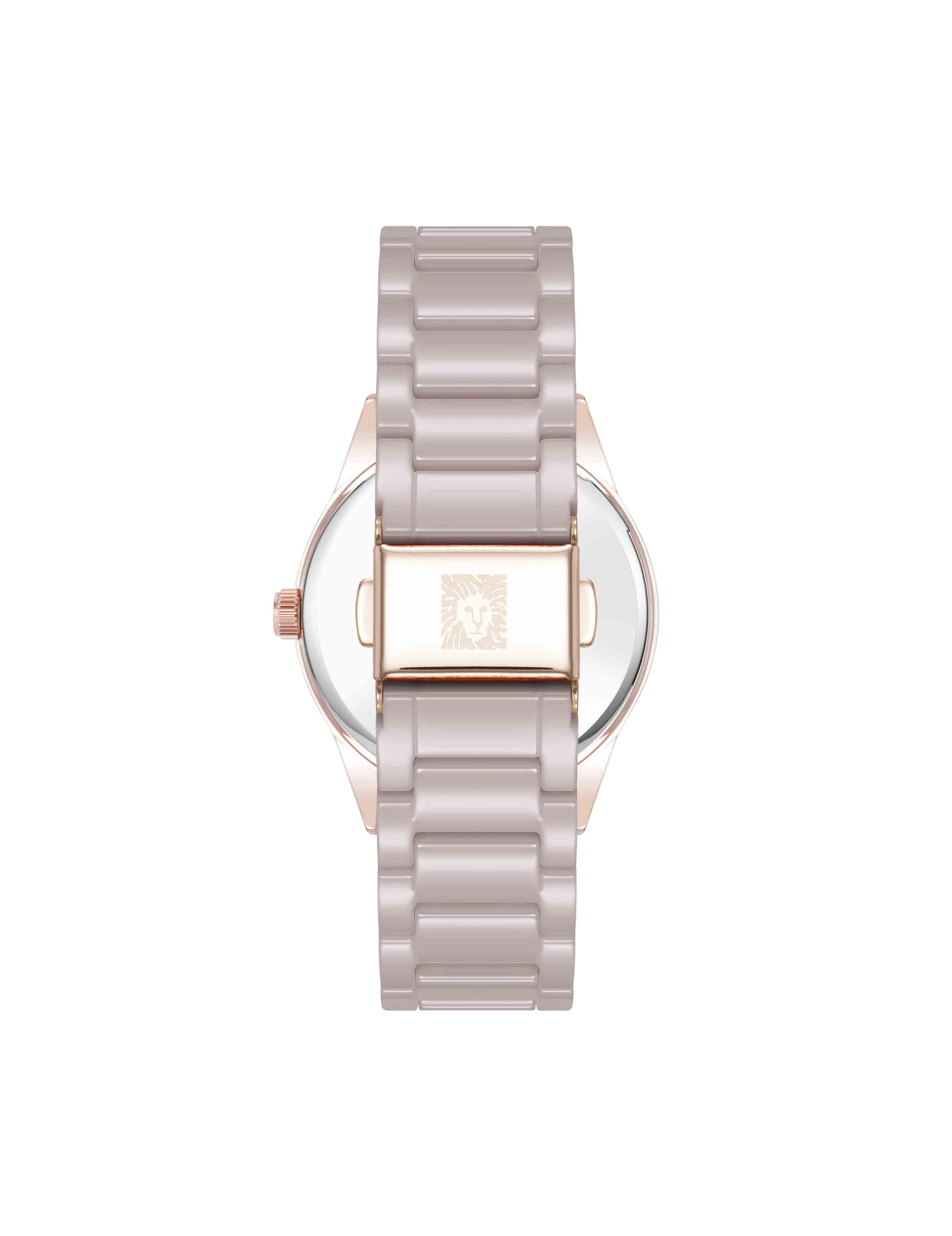 Ceramic Bracelet Floral Dial Watch