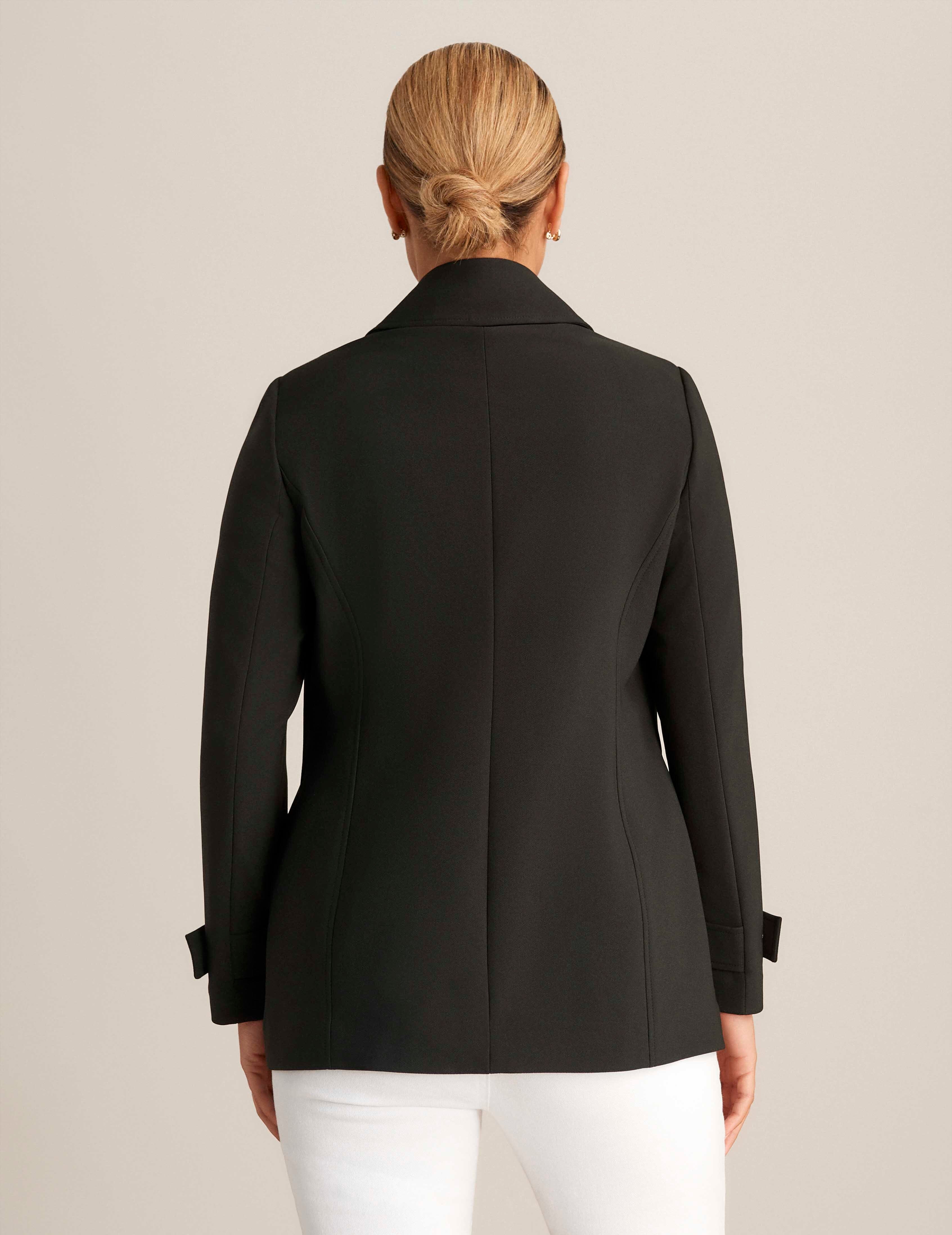 Imitation Double Breasted Short Trench Coat