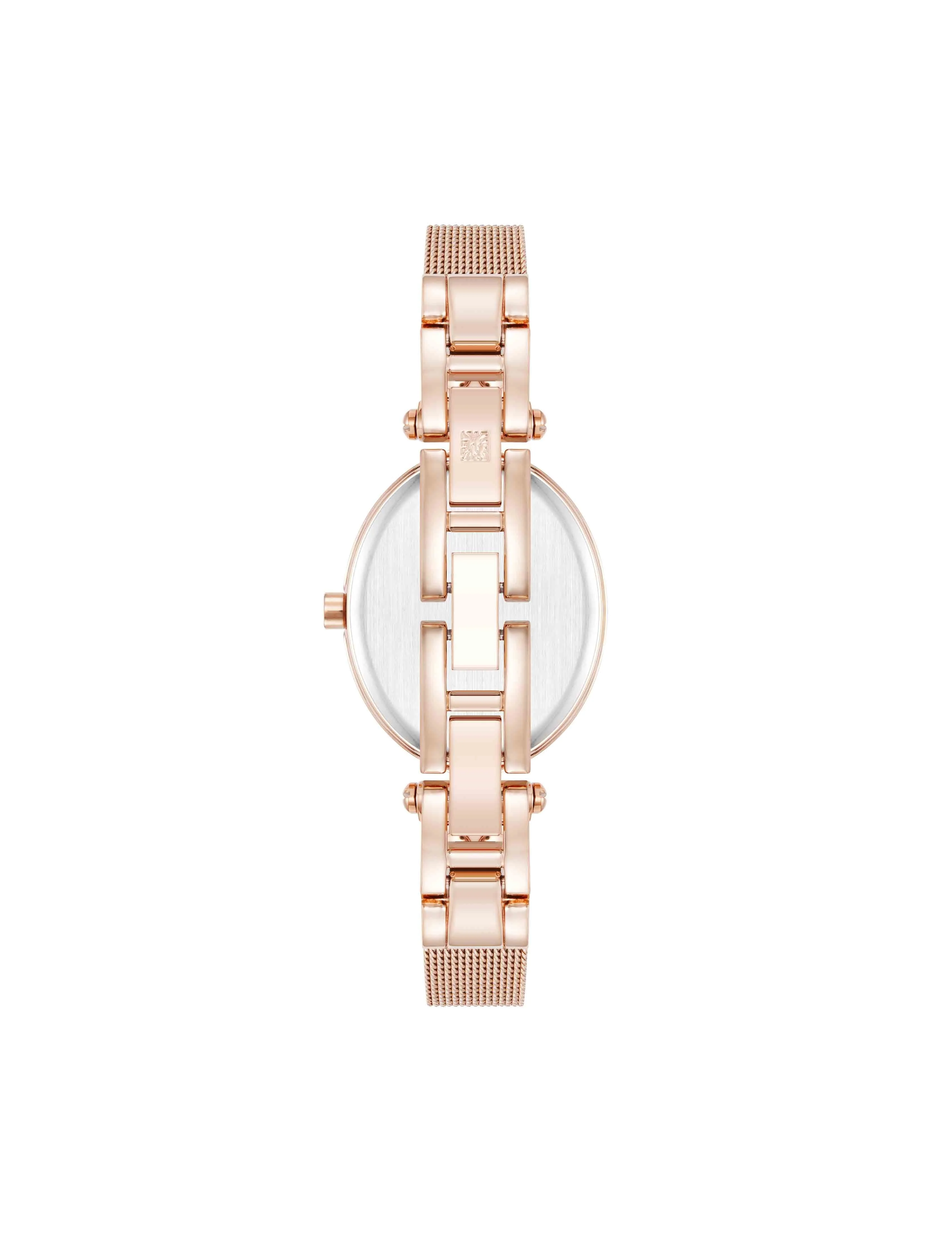 Oval Mesh Bracelet Watch