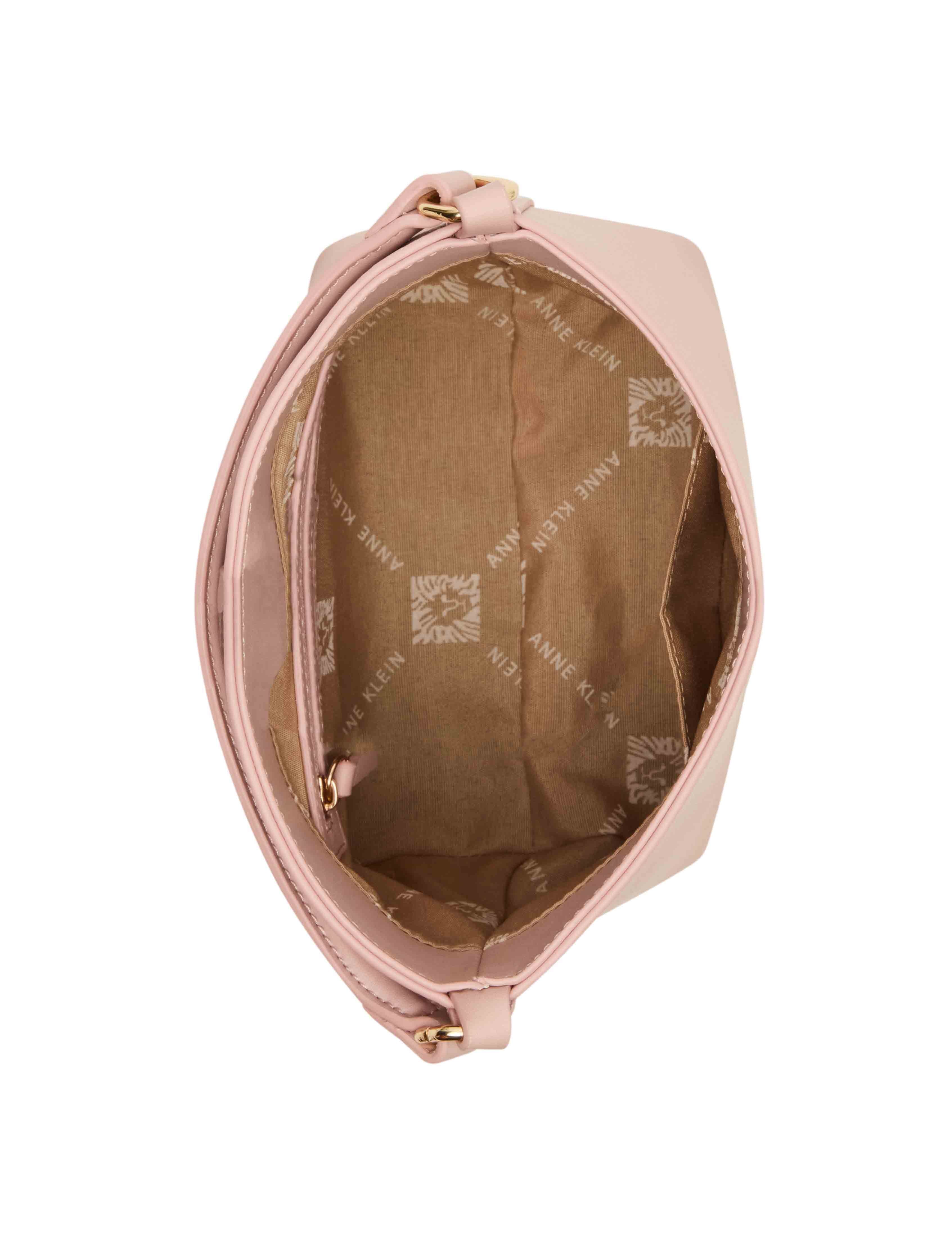 Small Sculpted Buckle Bucket with Convertible Strap