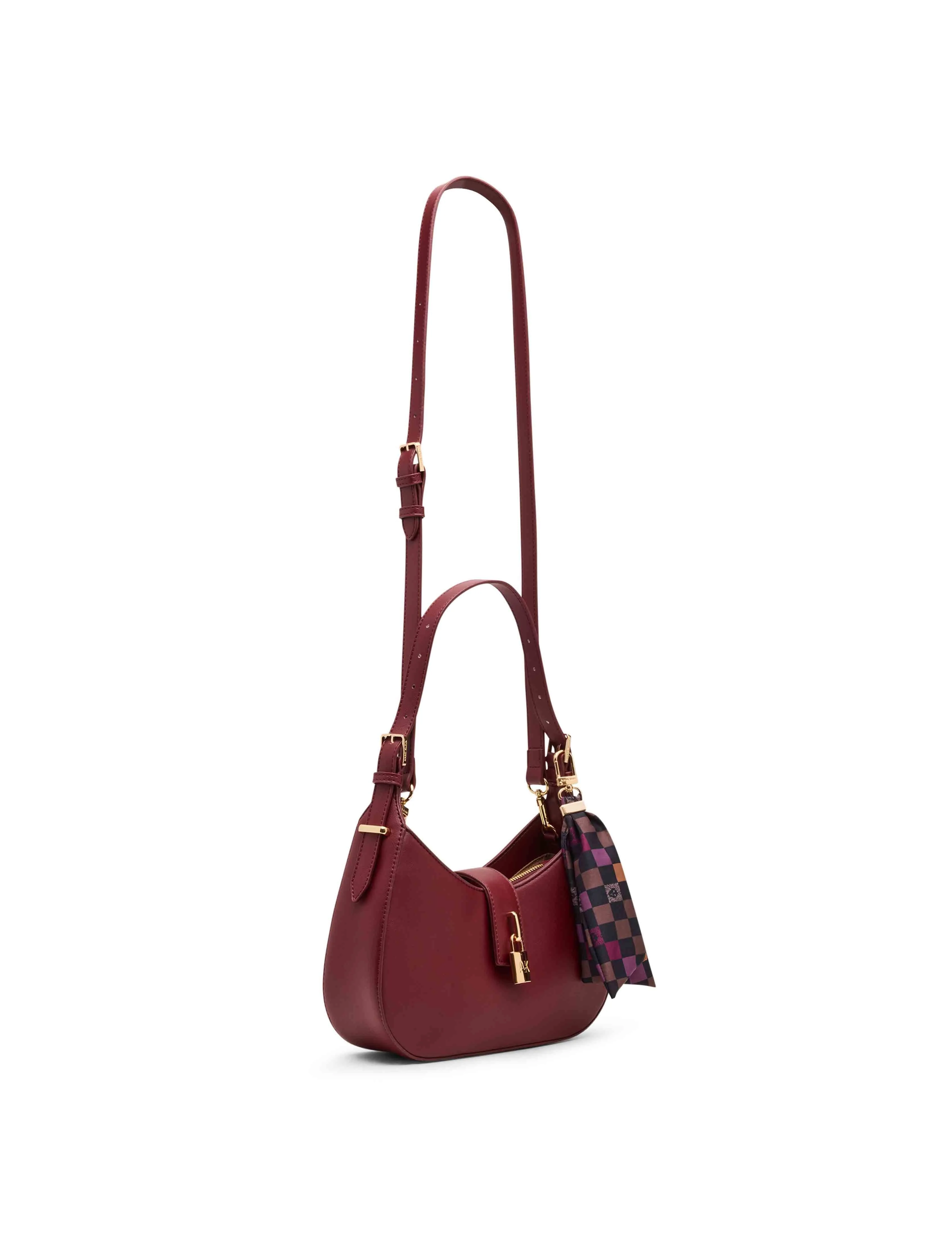Small Curved Convertible Strap Shoulder Bag