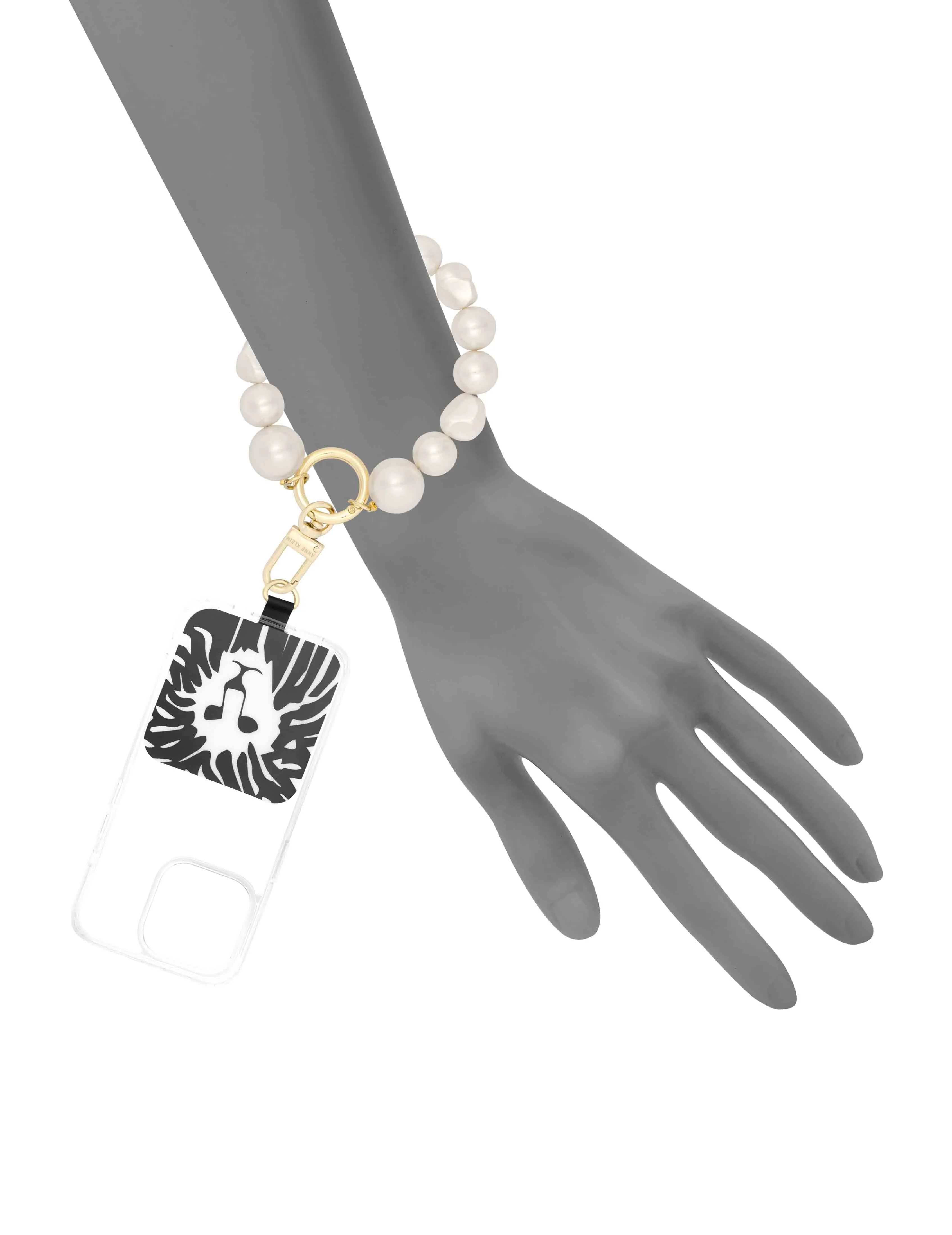 Faux Pearl Wrist Strap for iPhone®