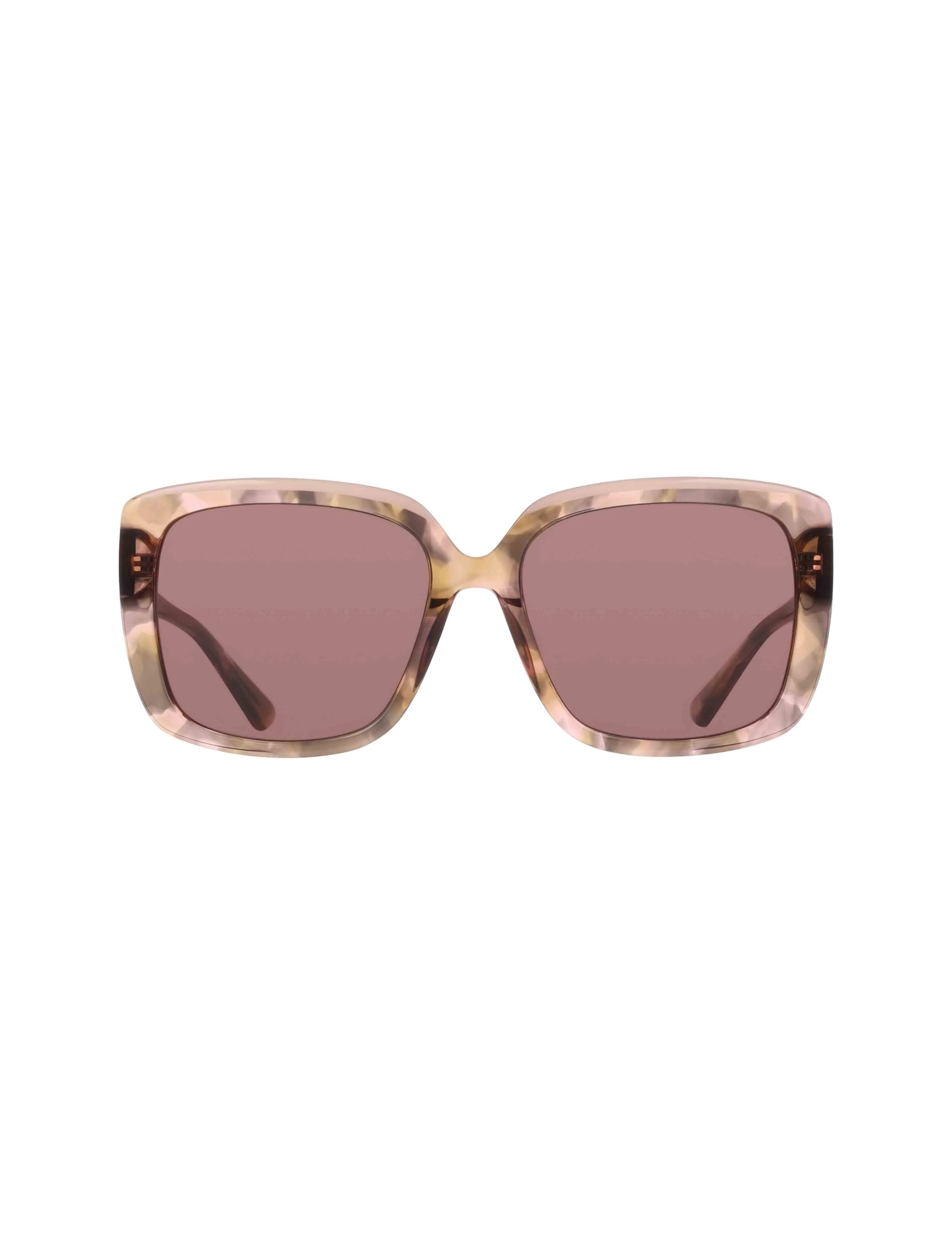 Oversized Square Tortoise-style Sunglasses