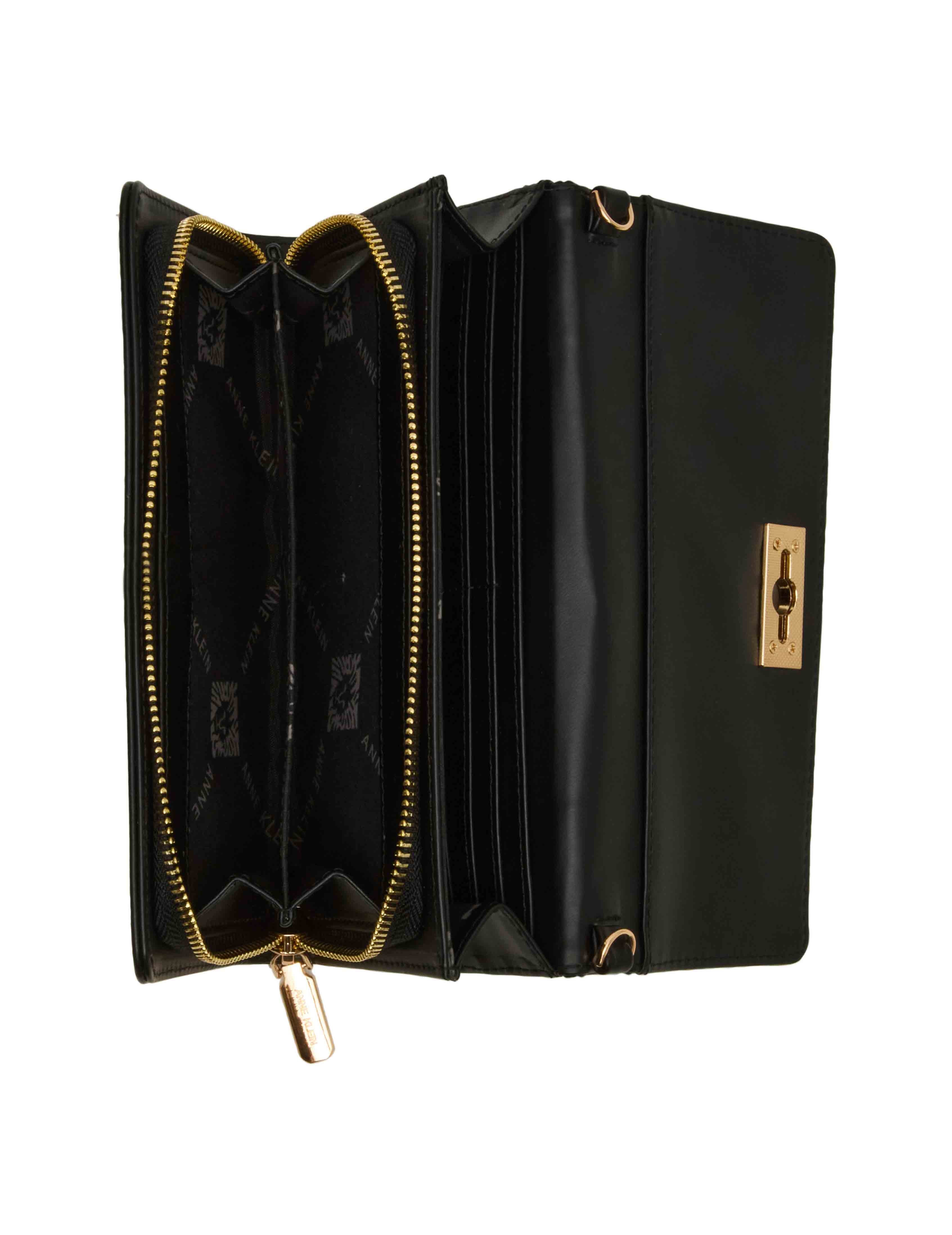 2 Piece Gift Set with Flap Crossbody and Bifold Wallet