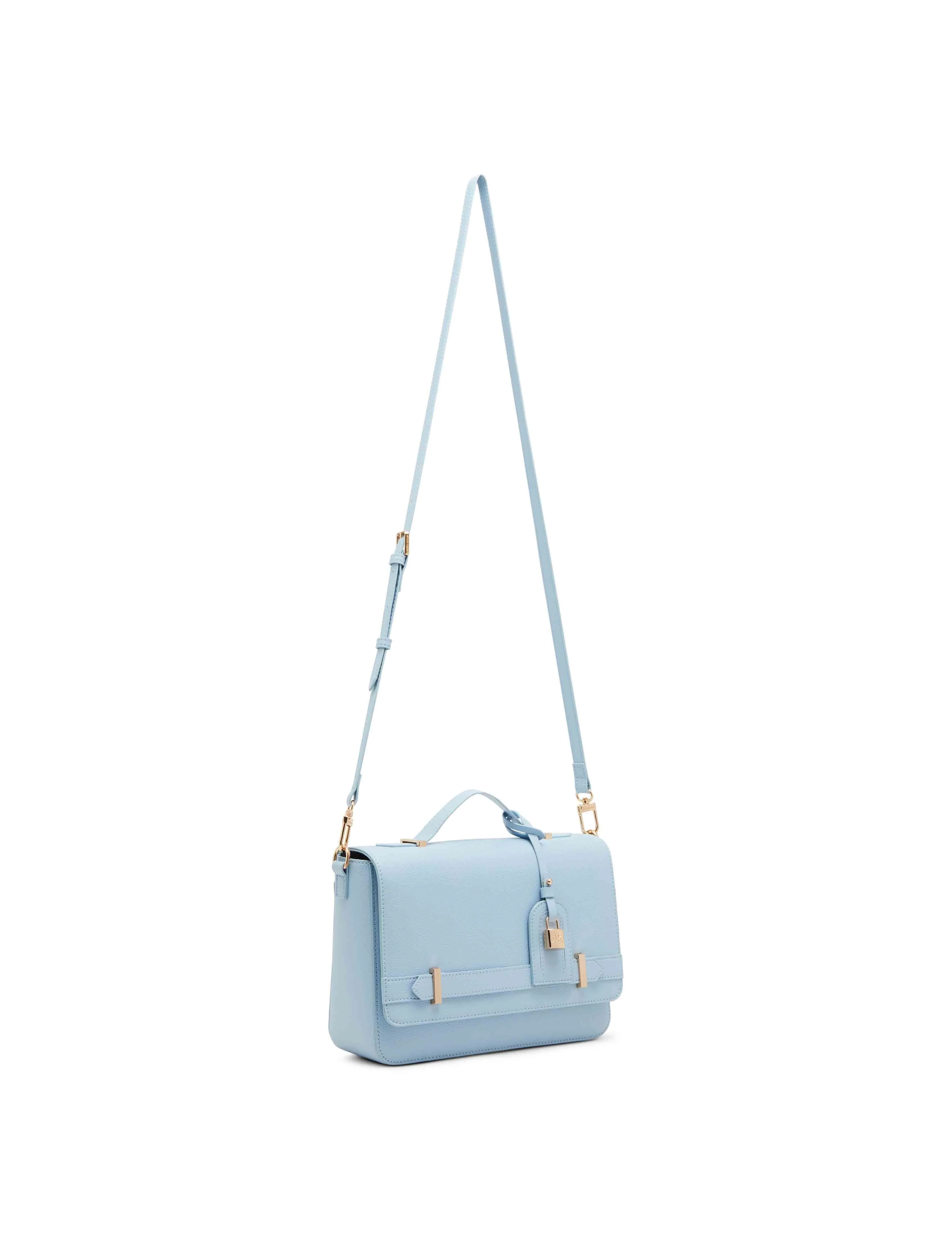 Belted Flap Crossbody With Convertible Strap