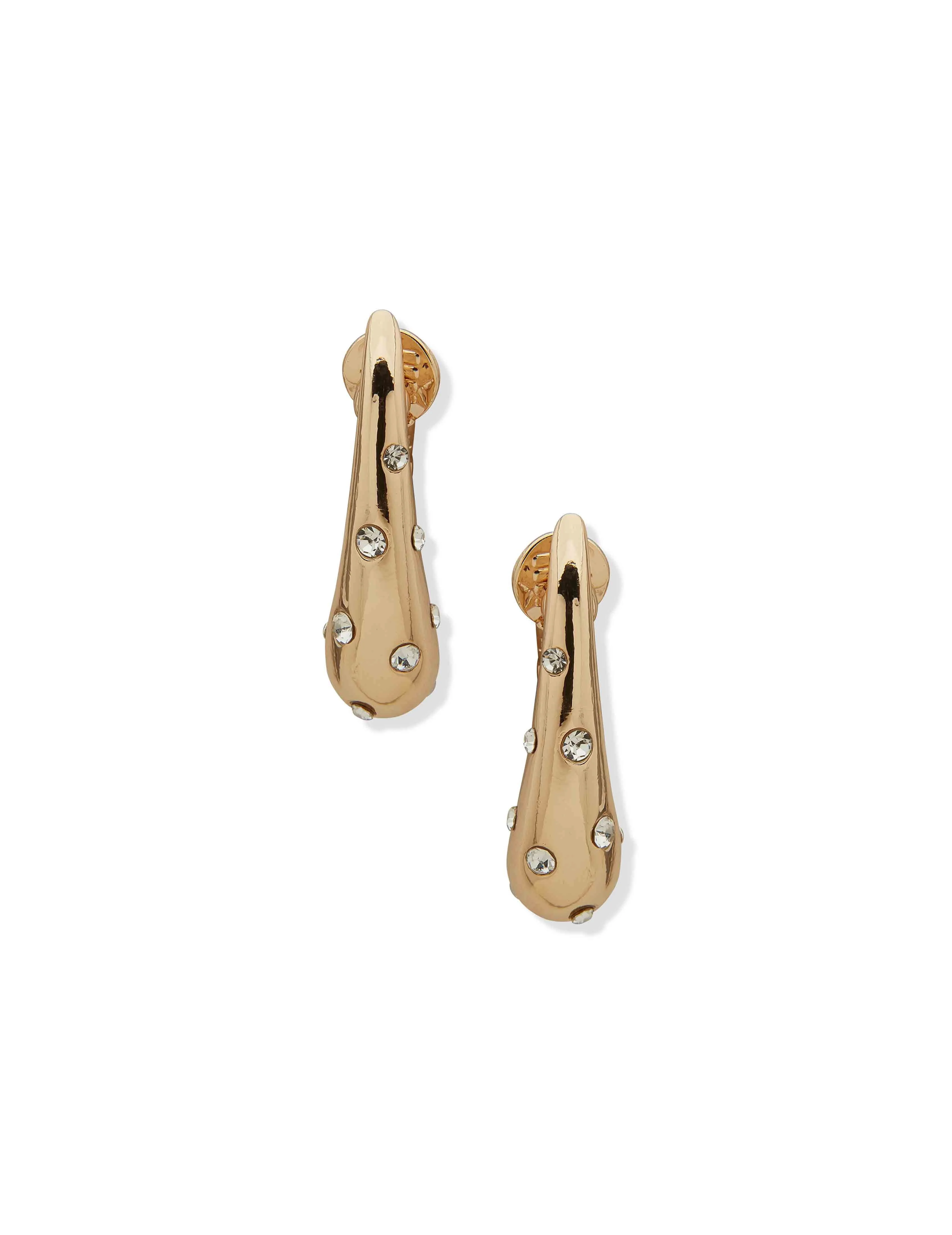 Linear Teardrop Earring