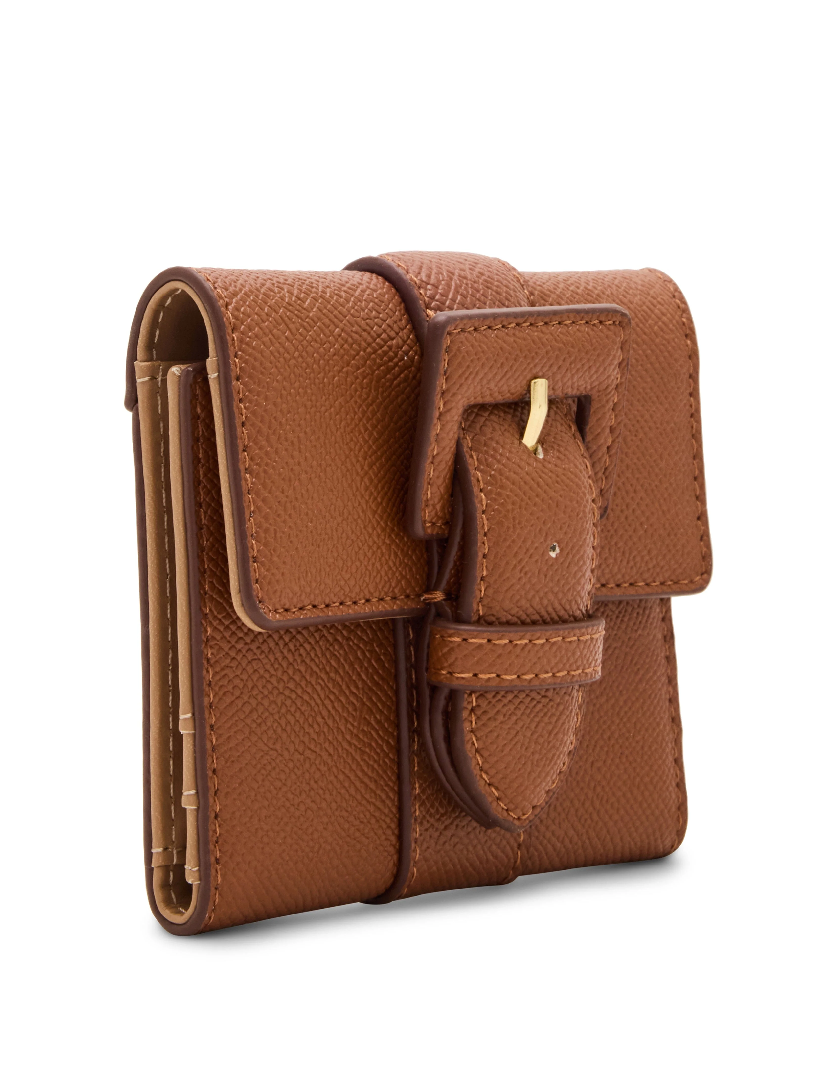 Covered Buckle Trifold Wallet