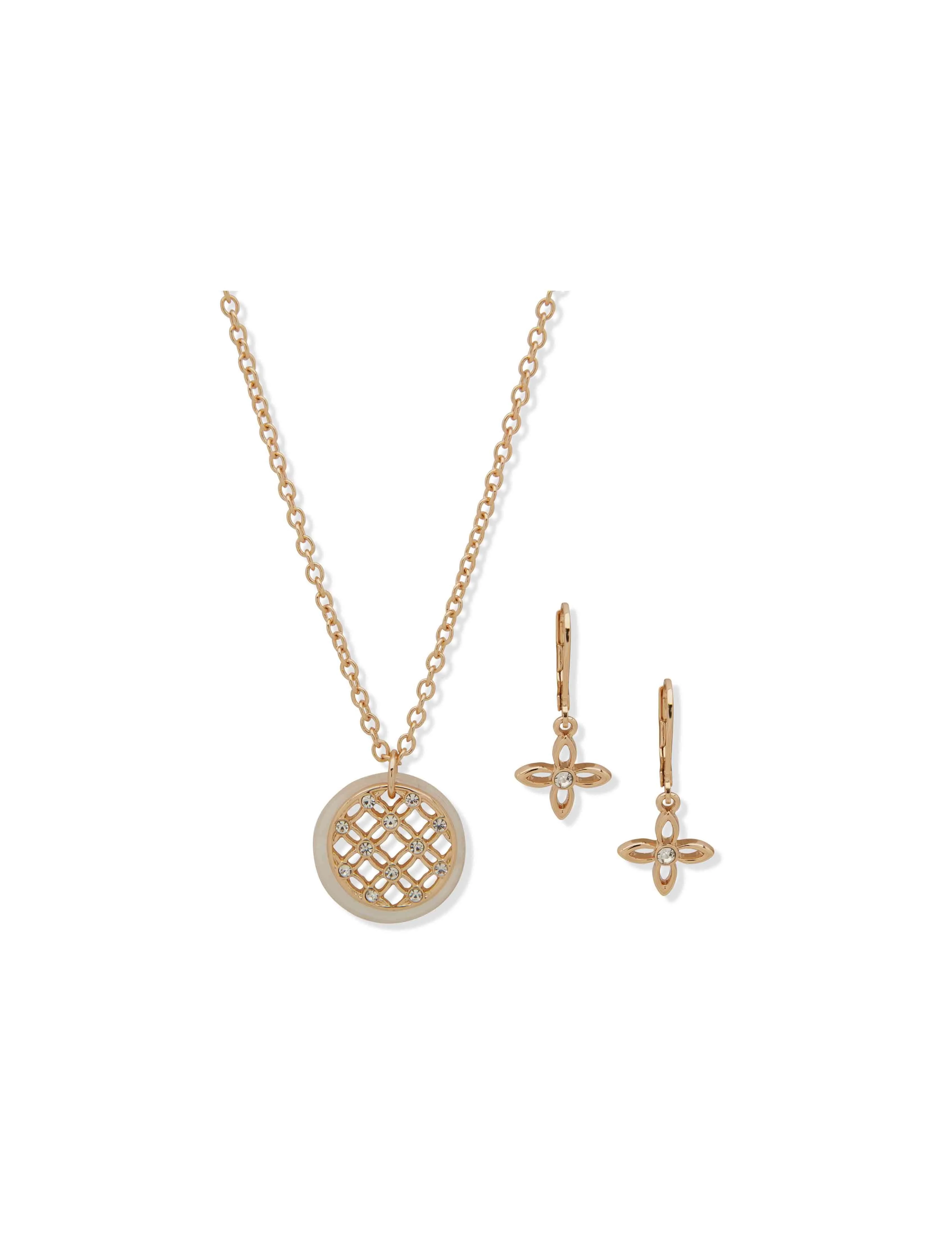 Round Filigree Necklace/Earring Set