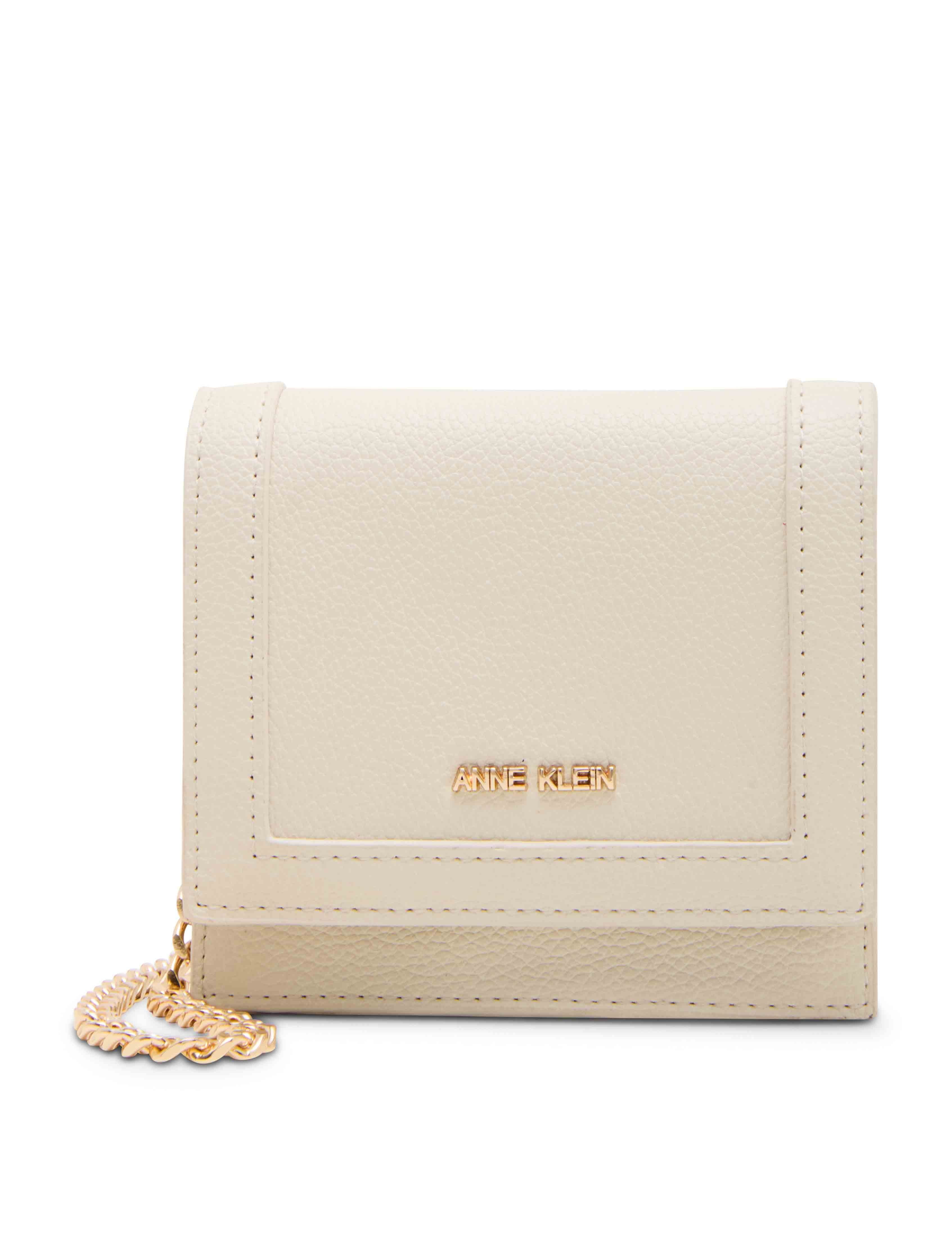 Mini Flap Wallet With Detachable Mini Chain Strap