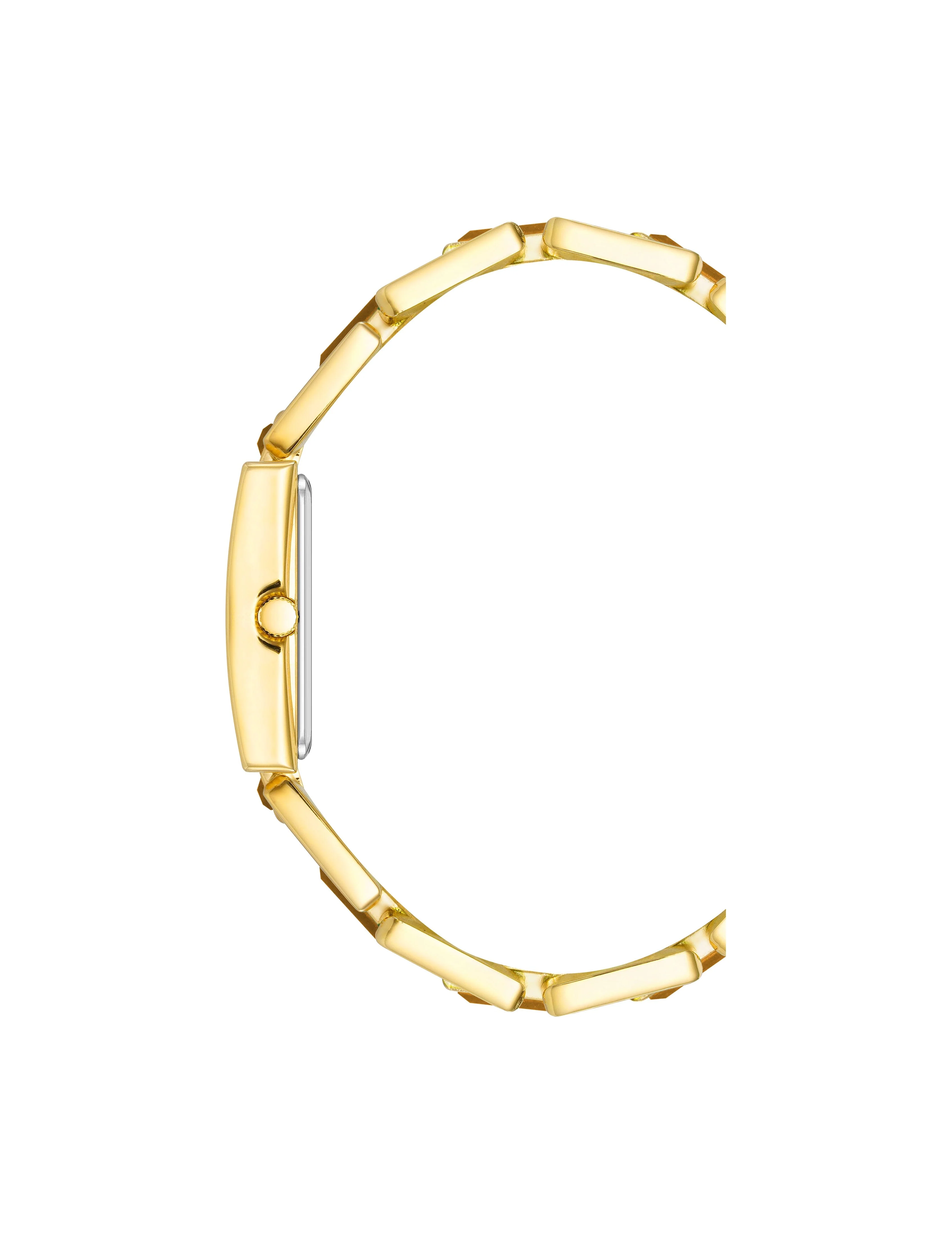 Gemstone Accented Bracelet Watch