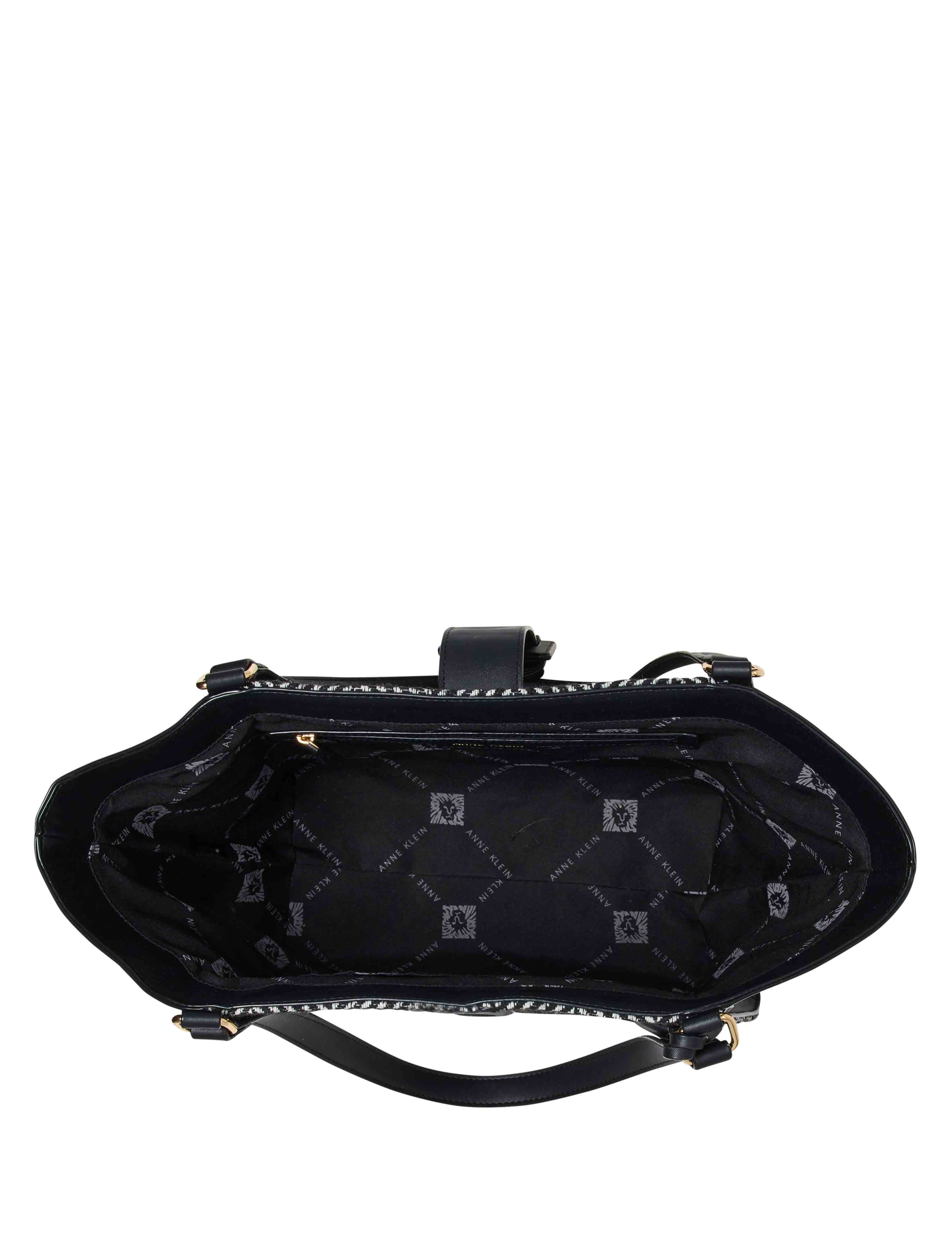 Medium Herringbone Tote with Convertible Strap