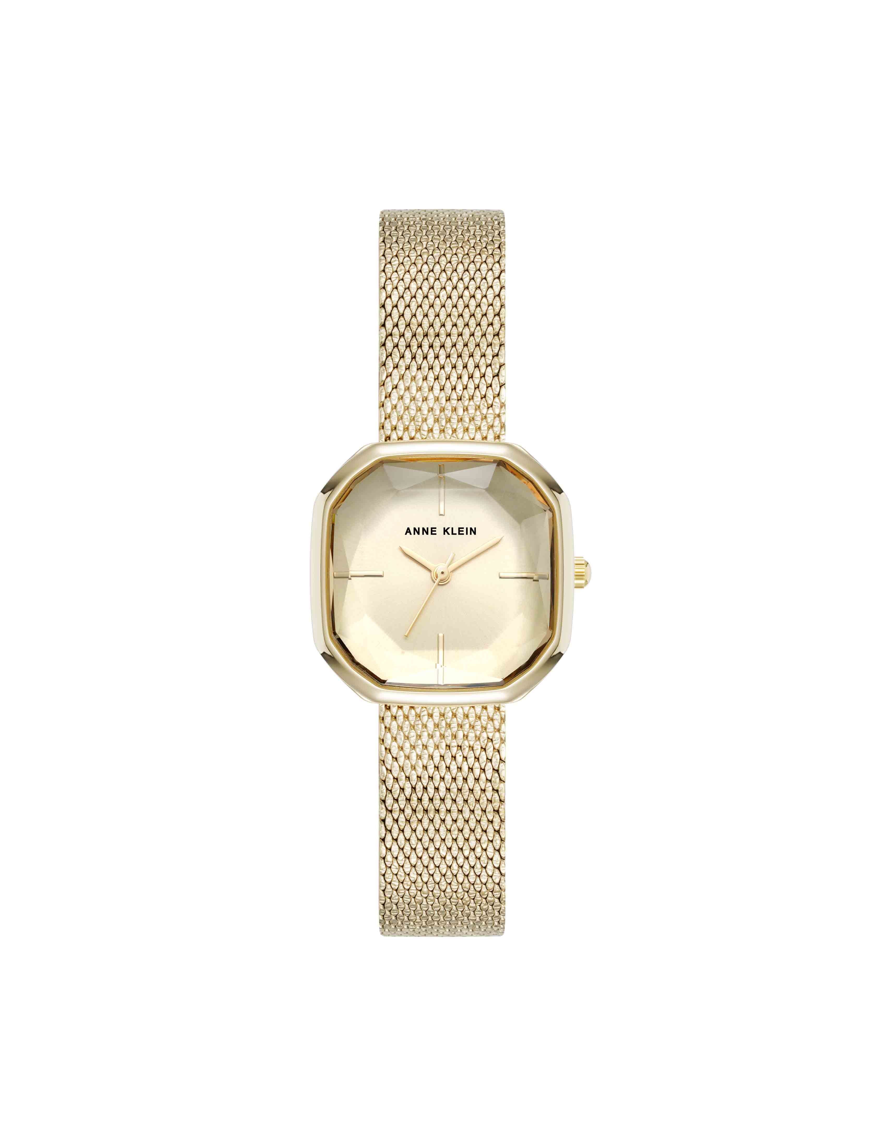 Estate Octagonal Stainless Steel Mesh Watch