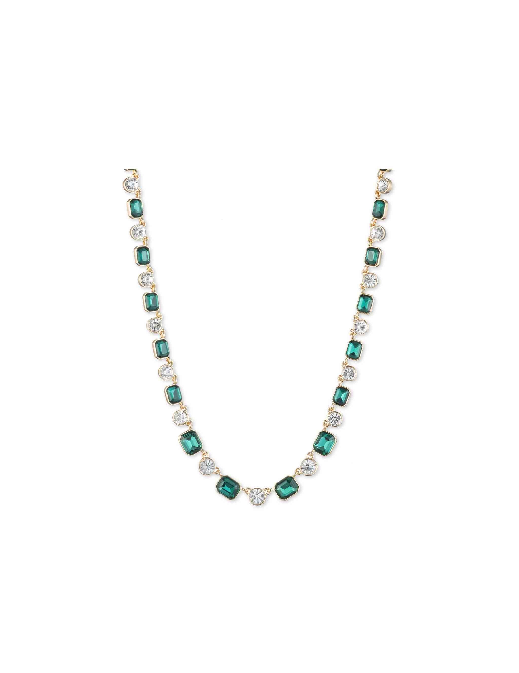 Bright Crystal Necklace - Emerald