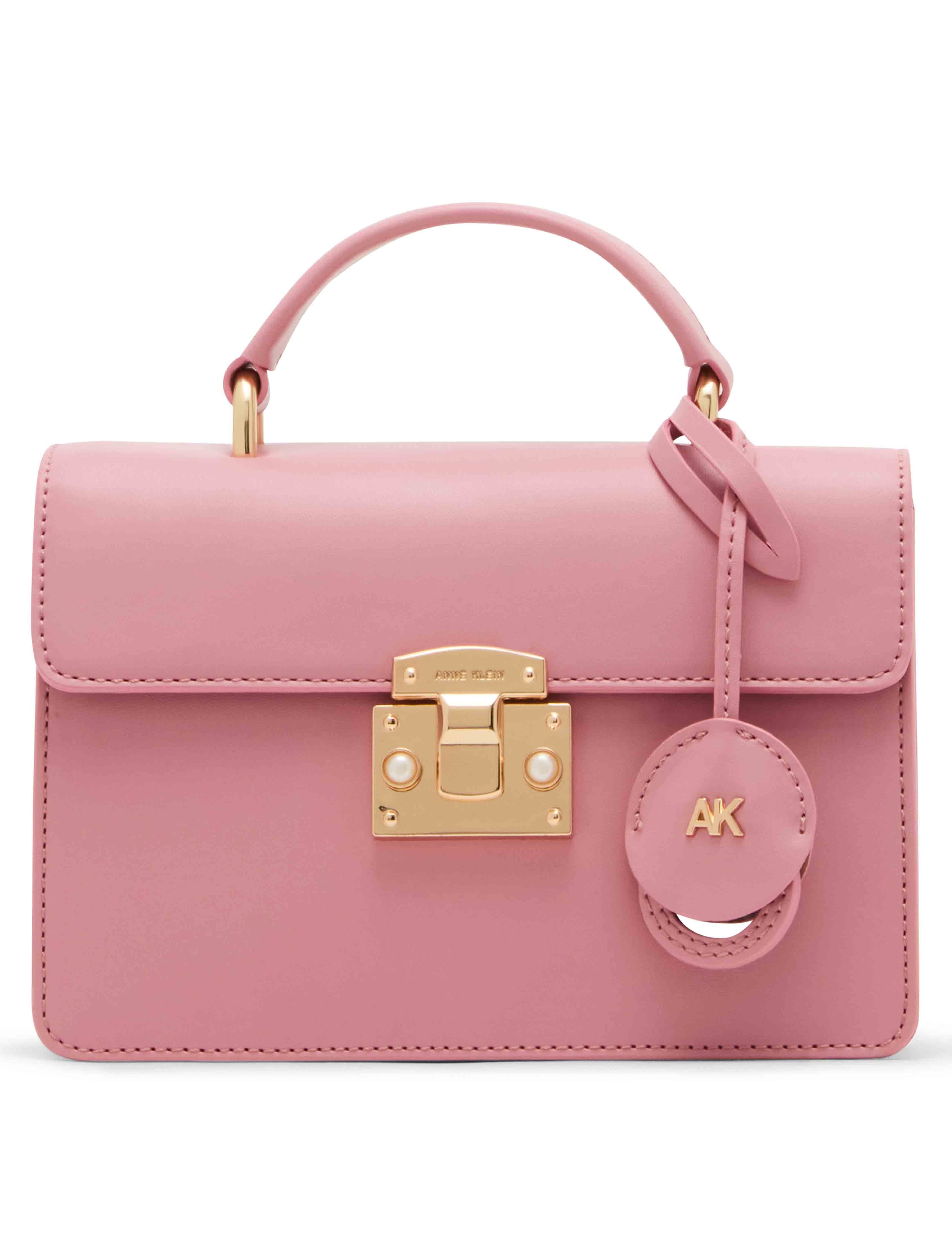 Small Top Handle With Mirror And Detachable Strap