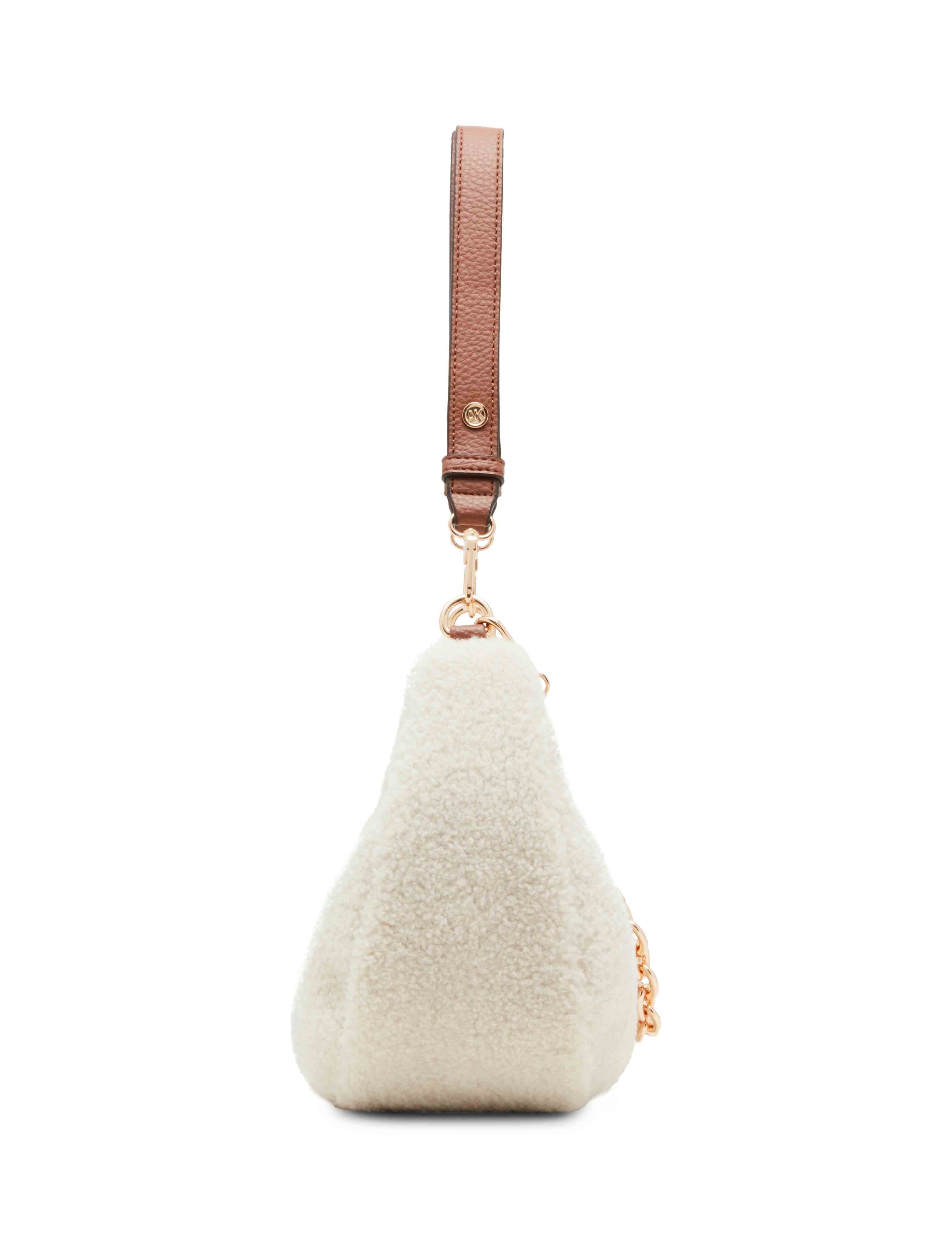All Over Sherpa Crescent Shoulder Bag