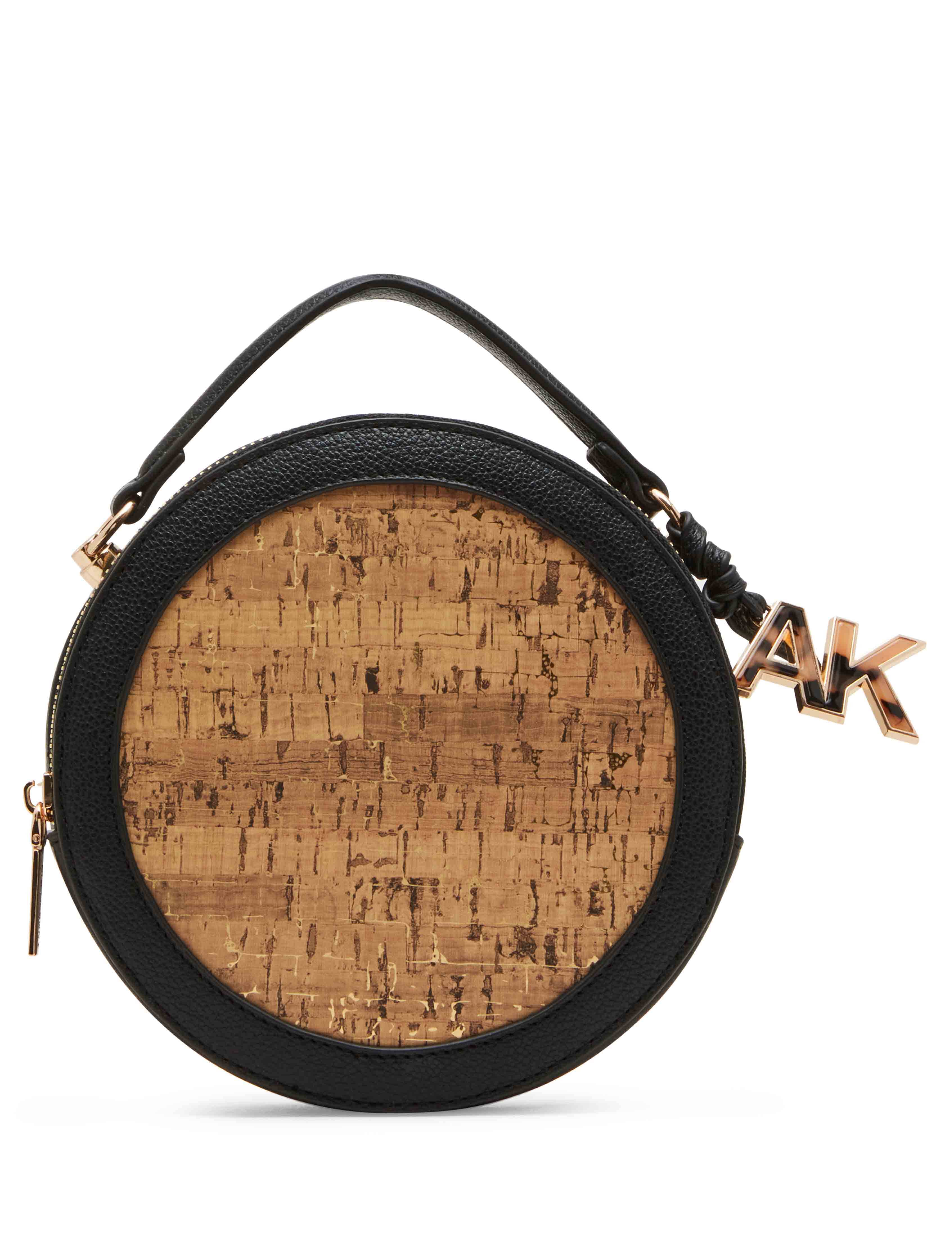 Cork Circle Bag with Convertible Strap