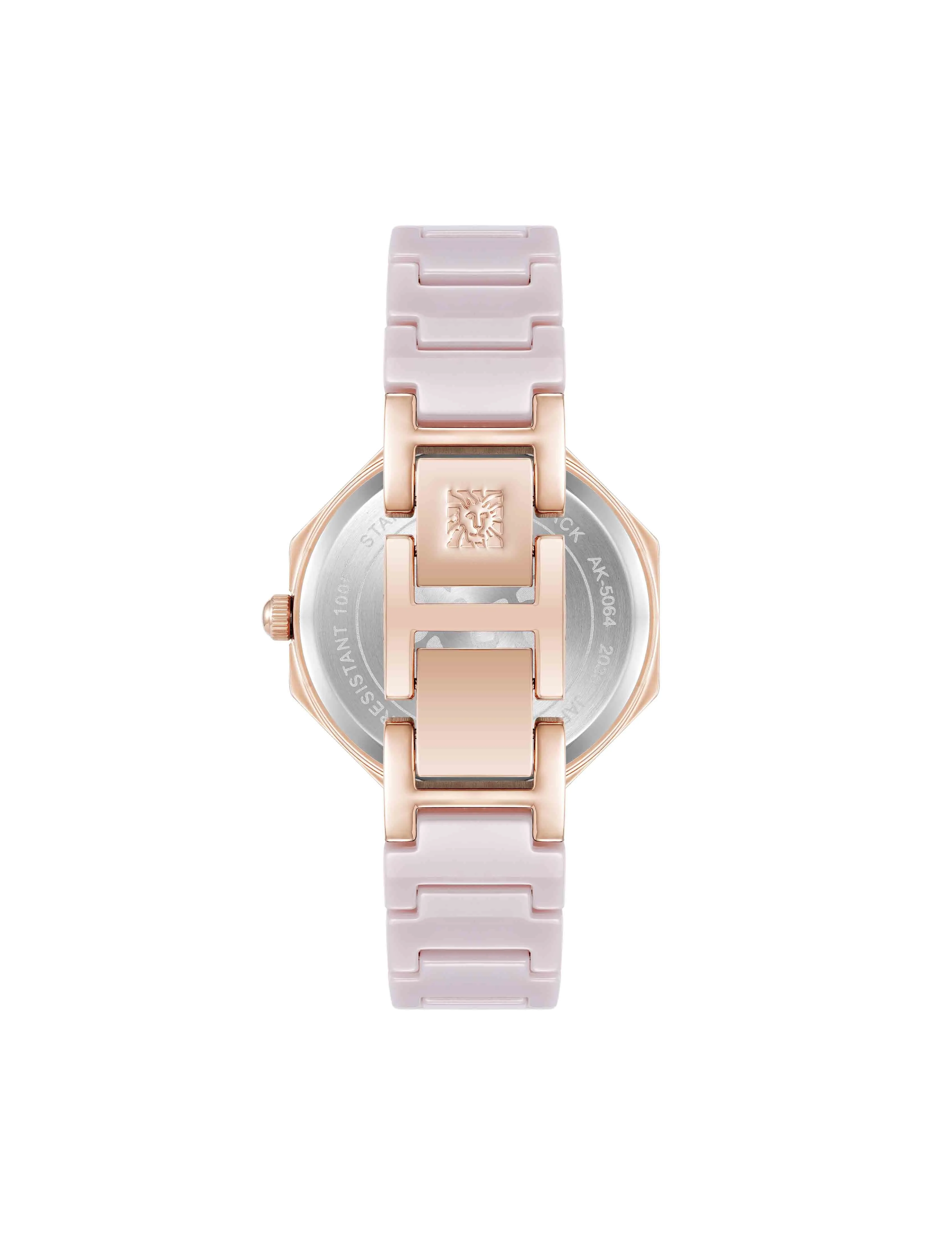Octagonal Ceramic Diamond Dial Bracelet Watch